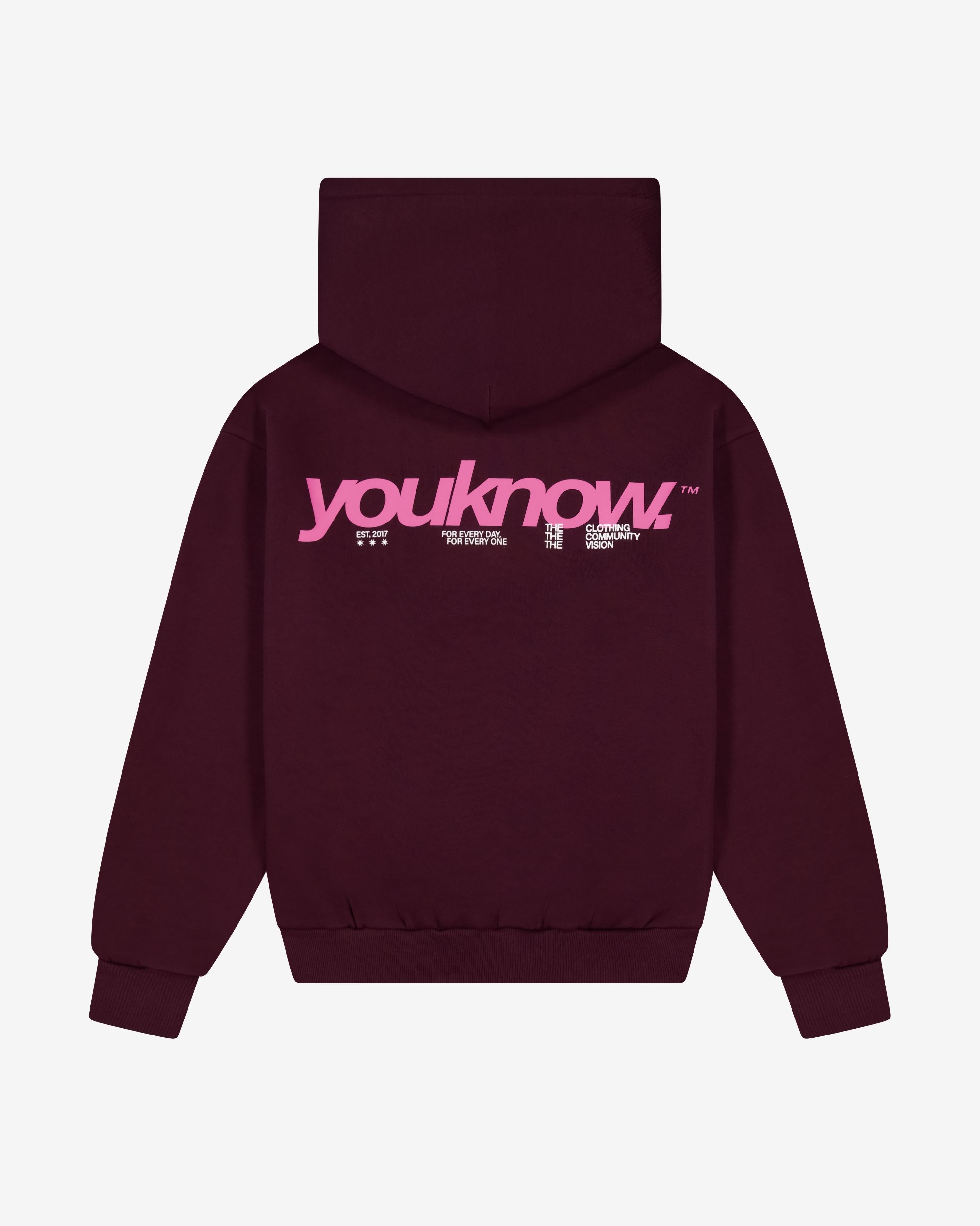 Community Hoodie | Burgundy