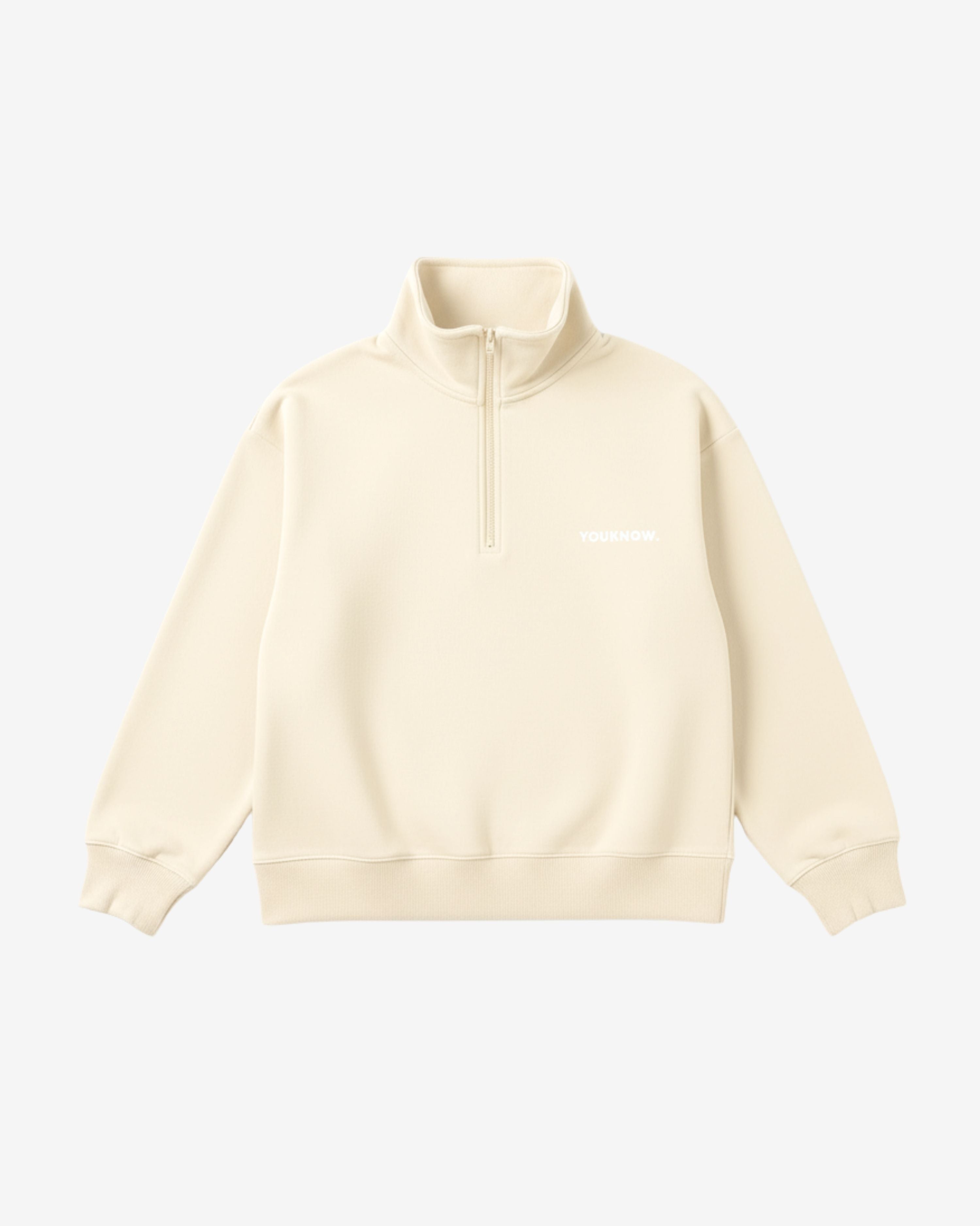 Core 1/4 Zip Pullover | Vanilla