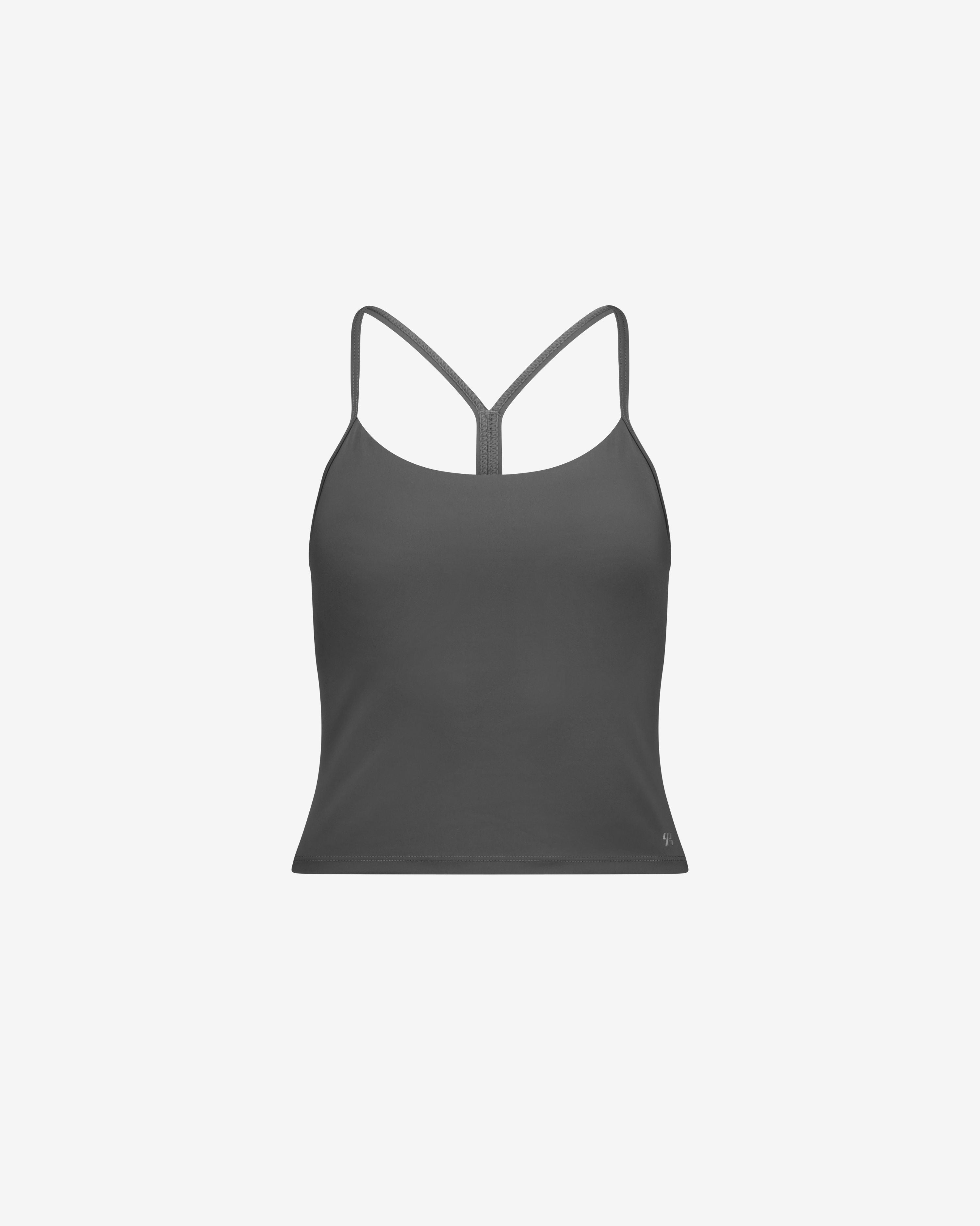 YK Move Sculpt Scoop Tank | Charcoal