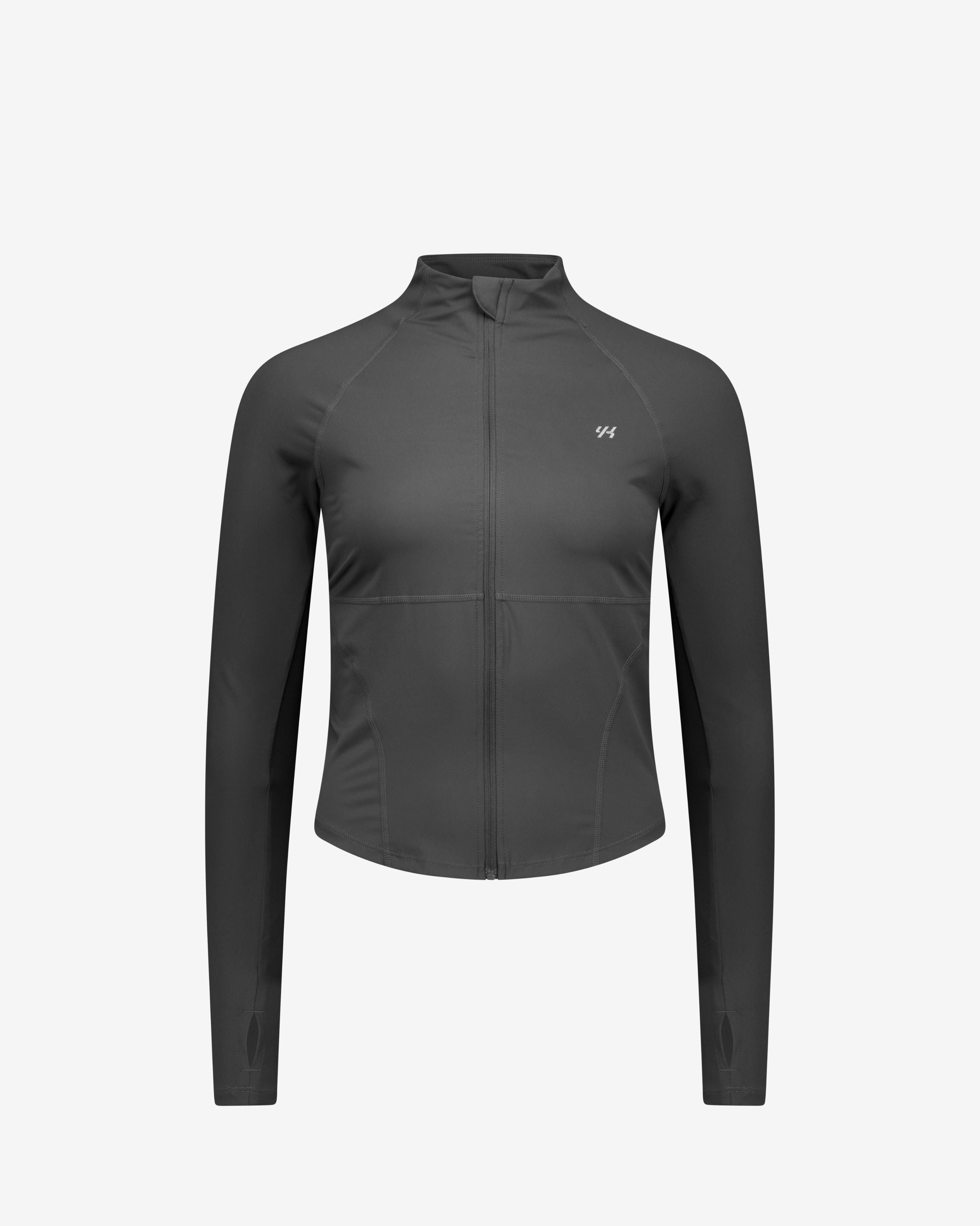 YK Move Sculpt Zip-Up Jacket | Charcoal