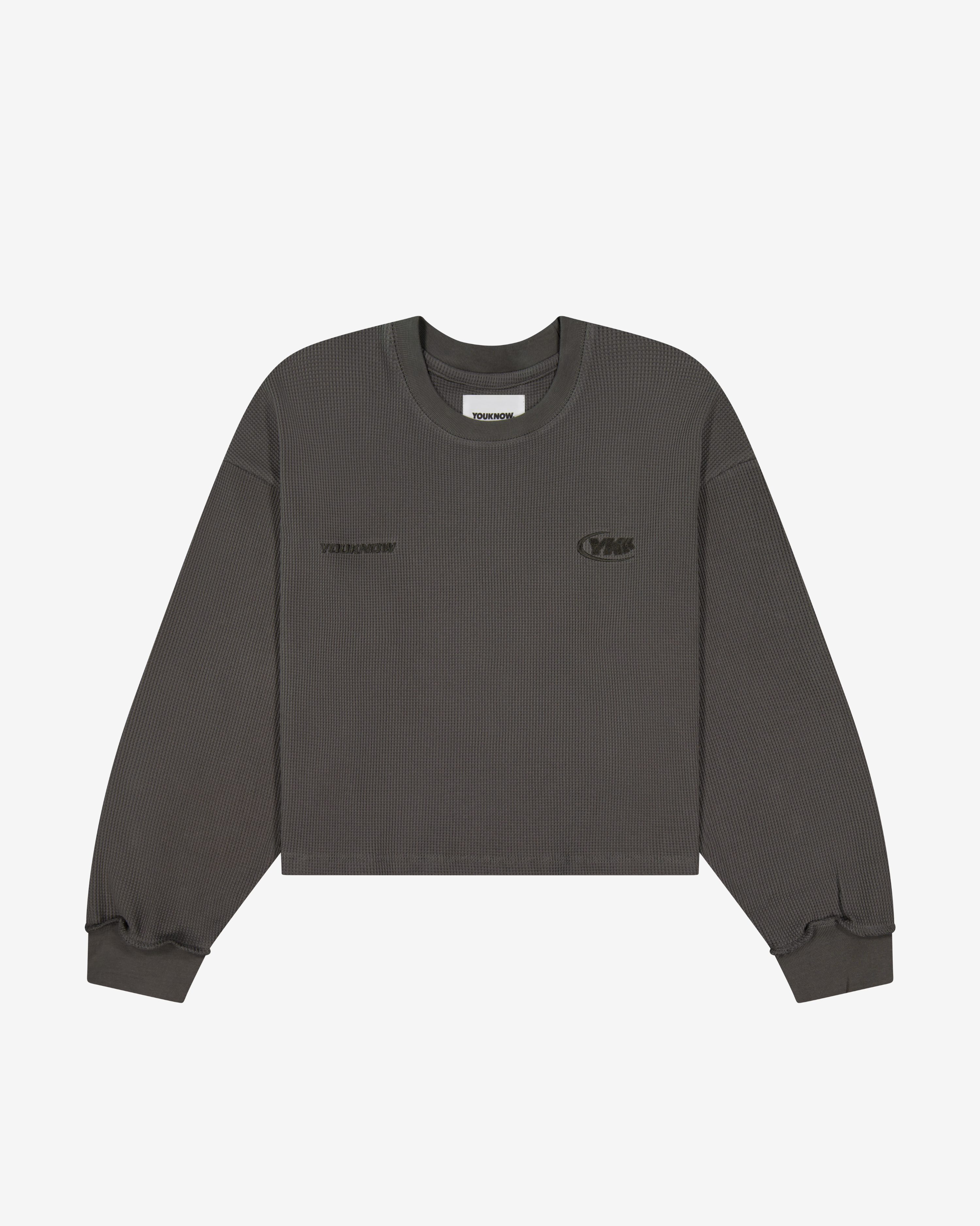 Waffle Longsleeve | Charcoal