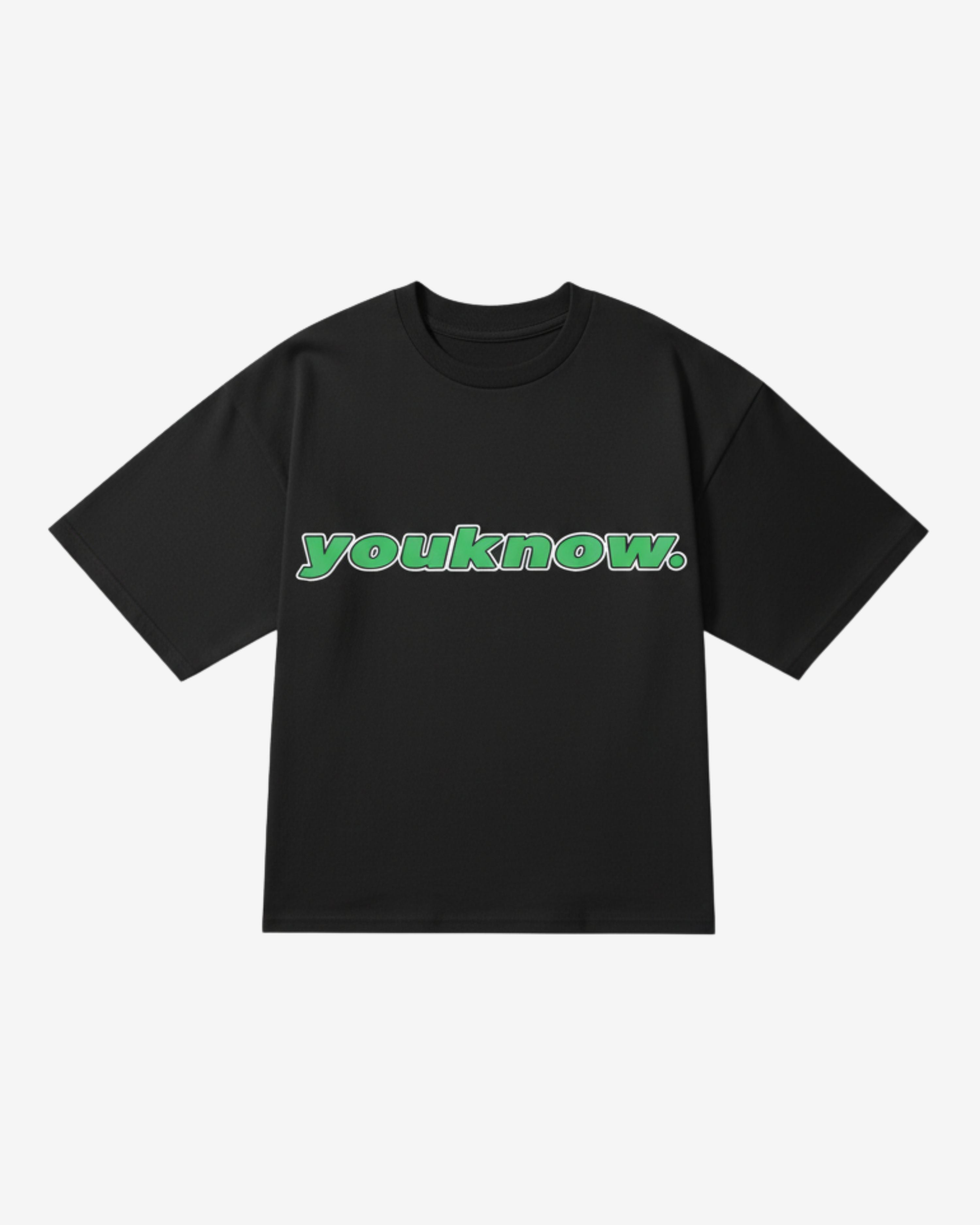 Puff Print Box Tee | Black