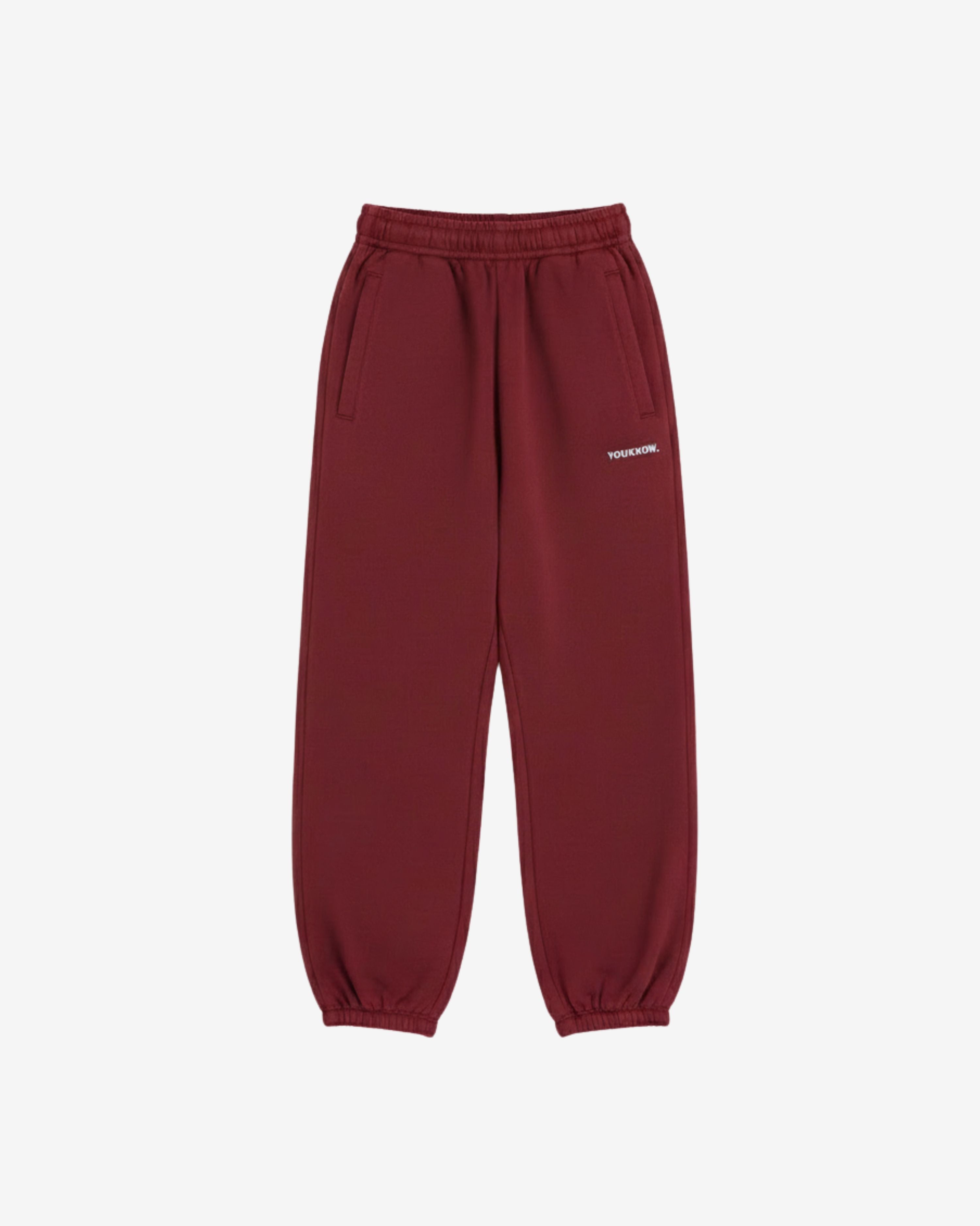 Core Cuffed Sweatpants | Maroon