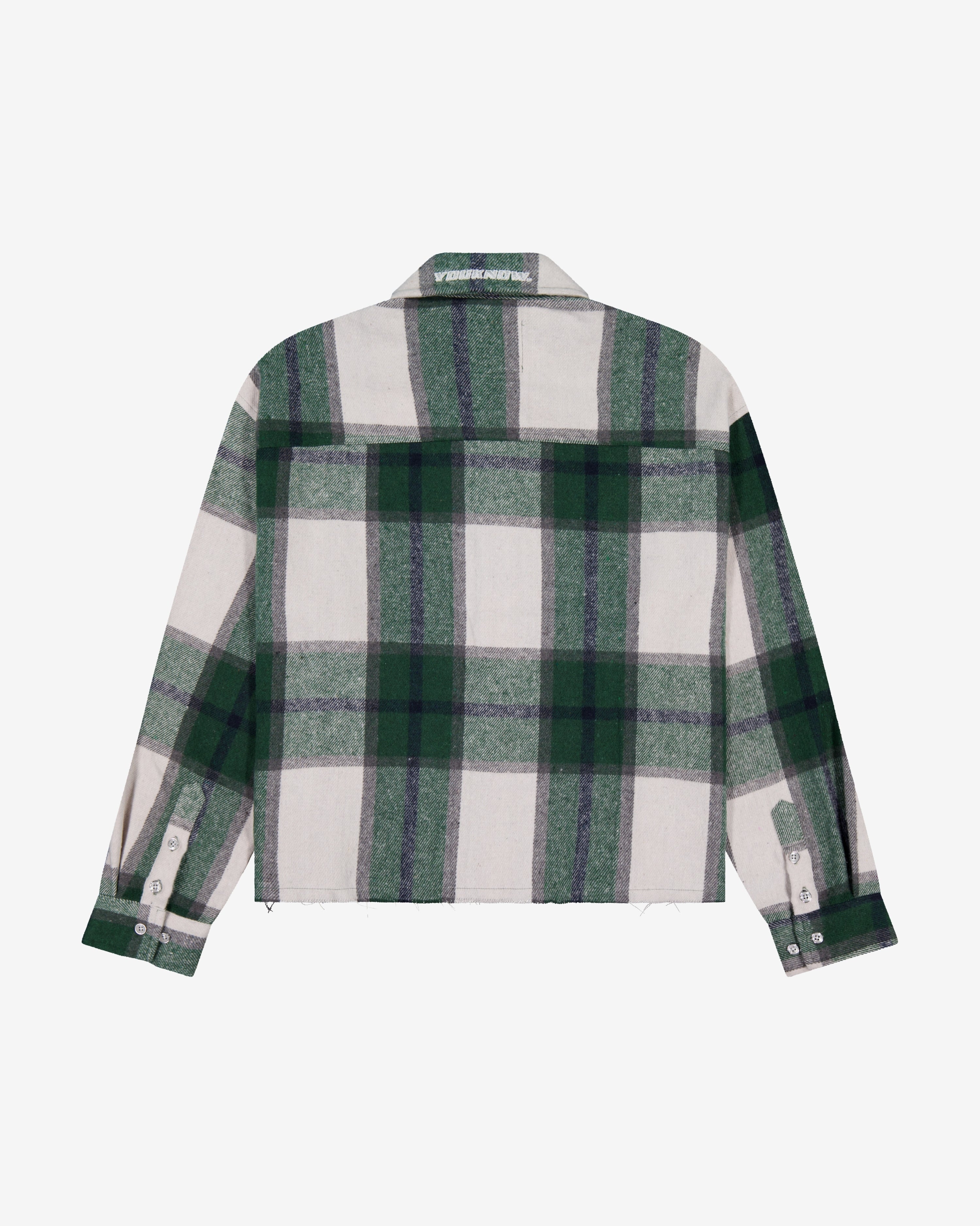Flannel Overshirt | Green Plaid