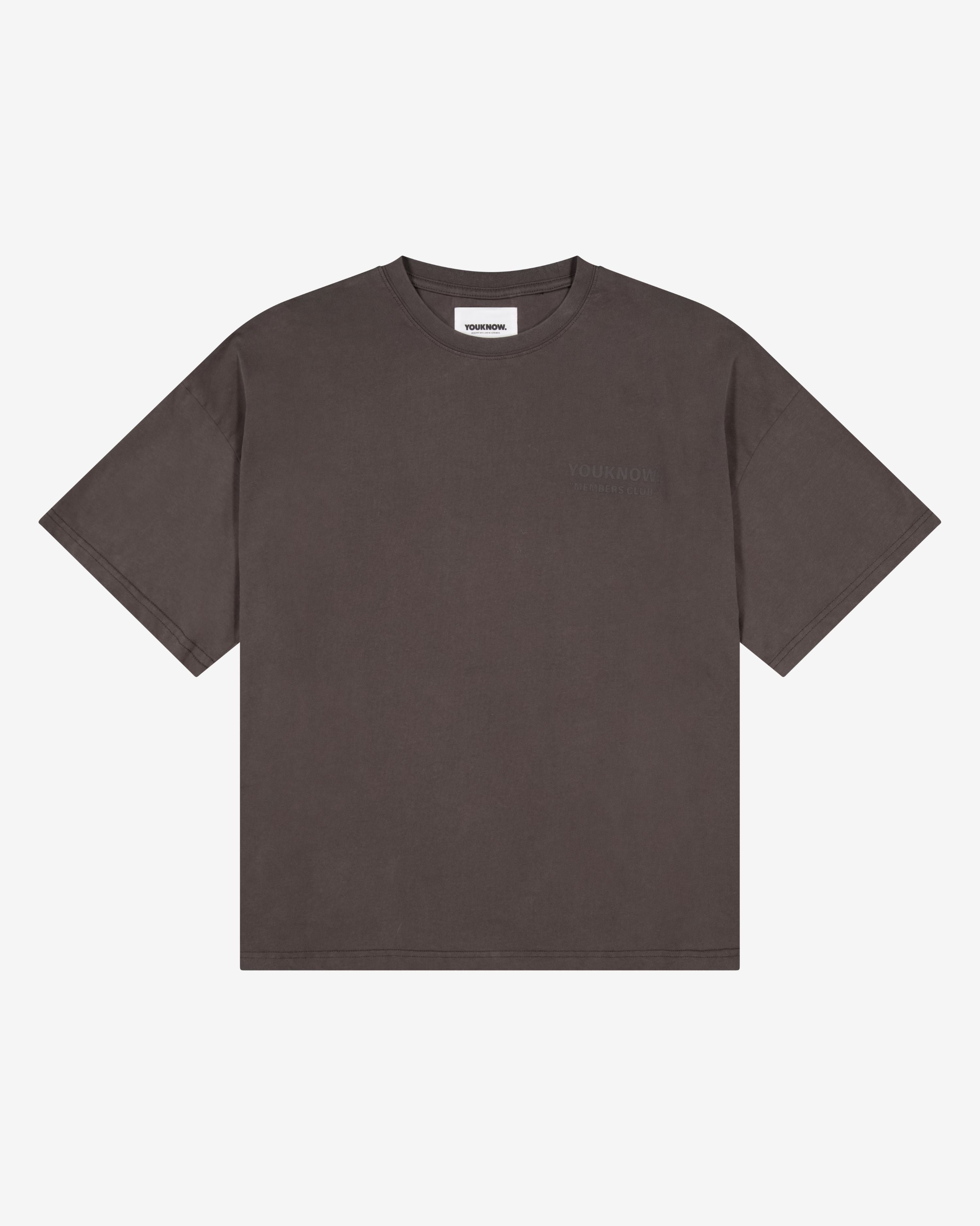 Members Club Tee | Washed Brown