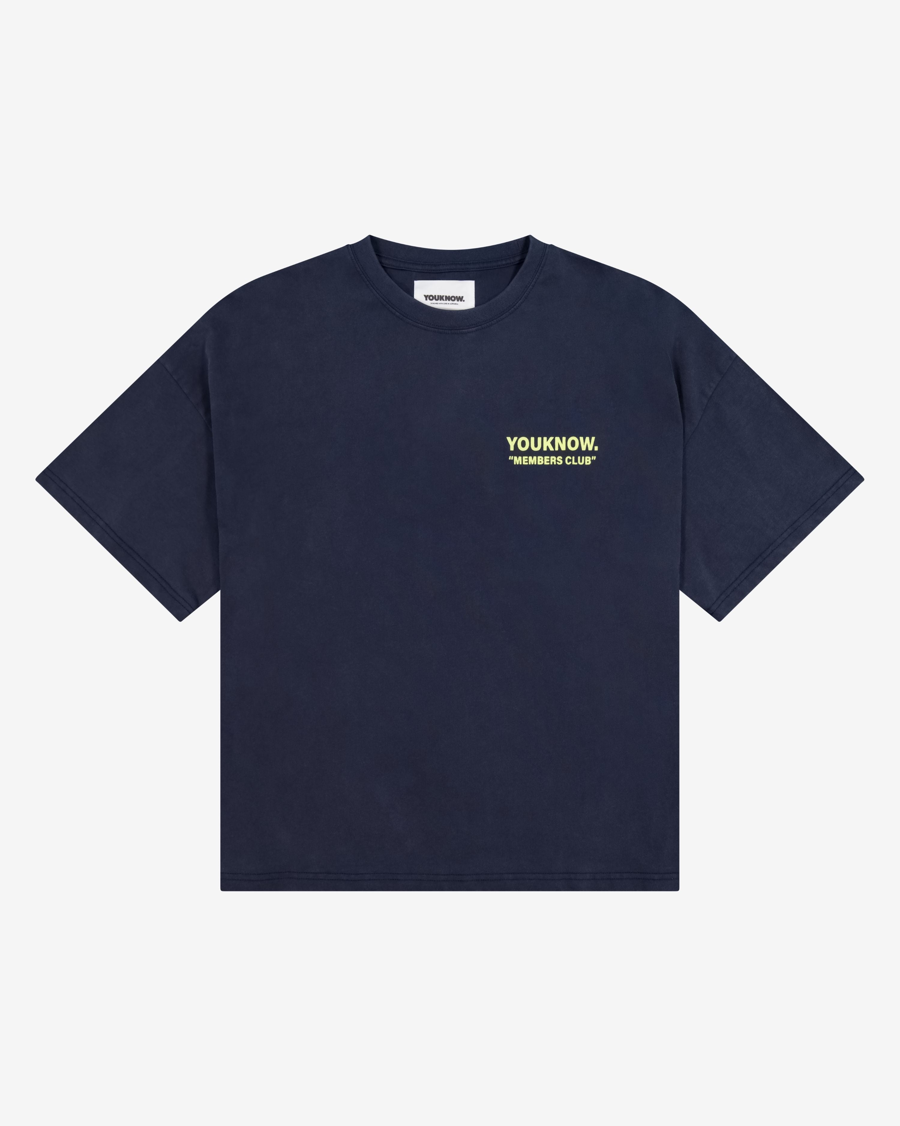 Members Club Tee | Washed Navy