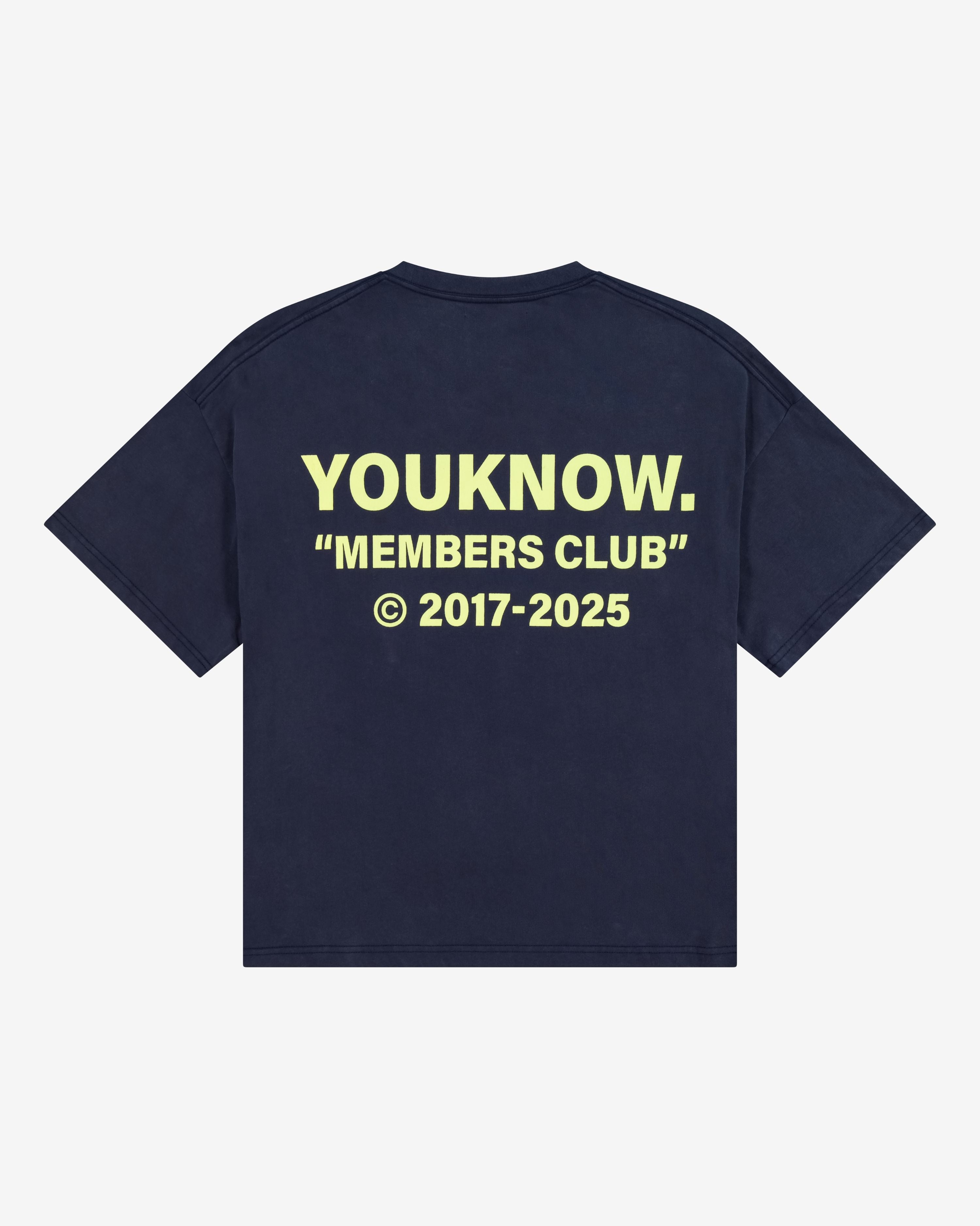 Members Club Tee | Washed Navy