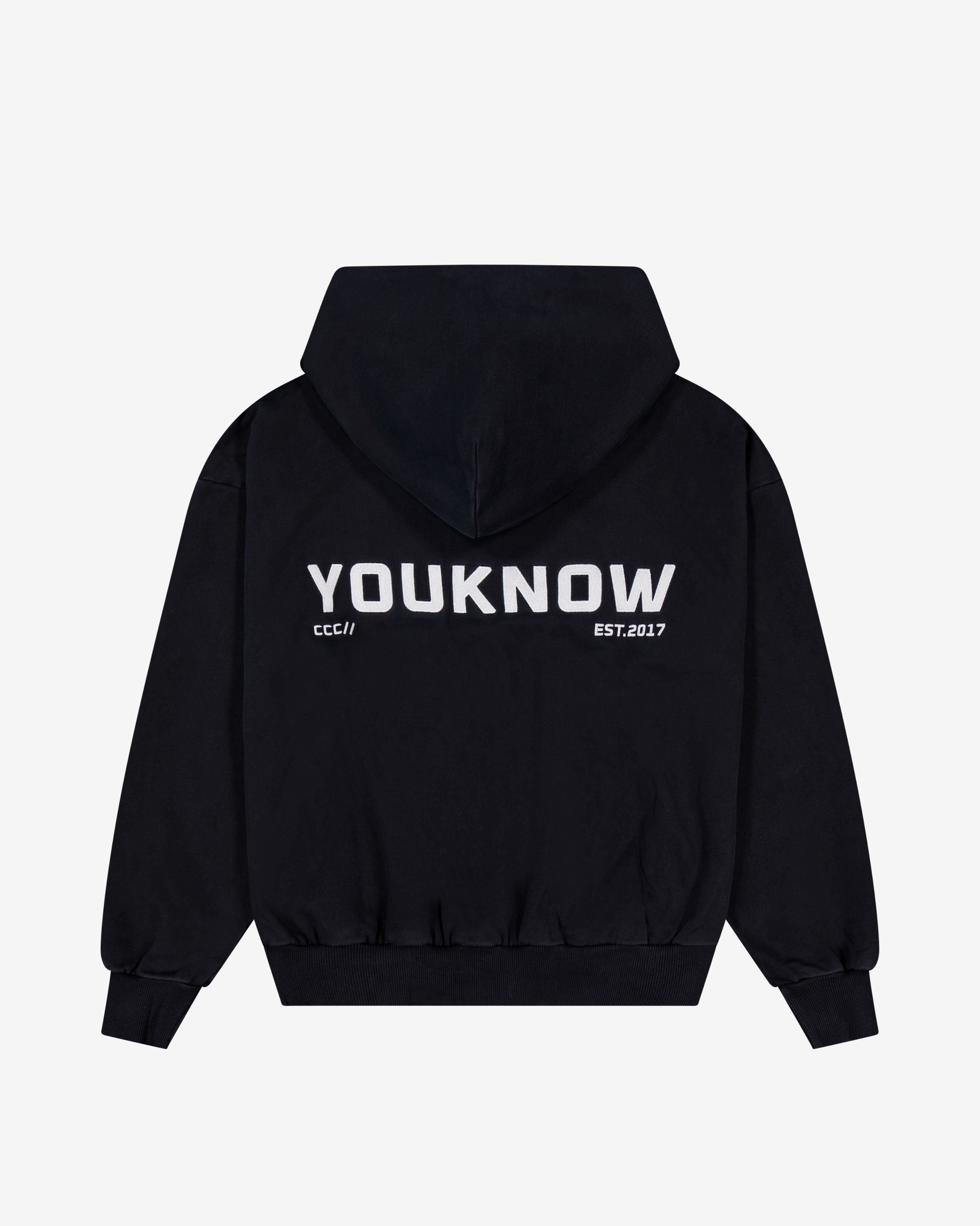 Recon Hoodie | Washed Black