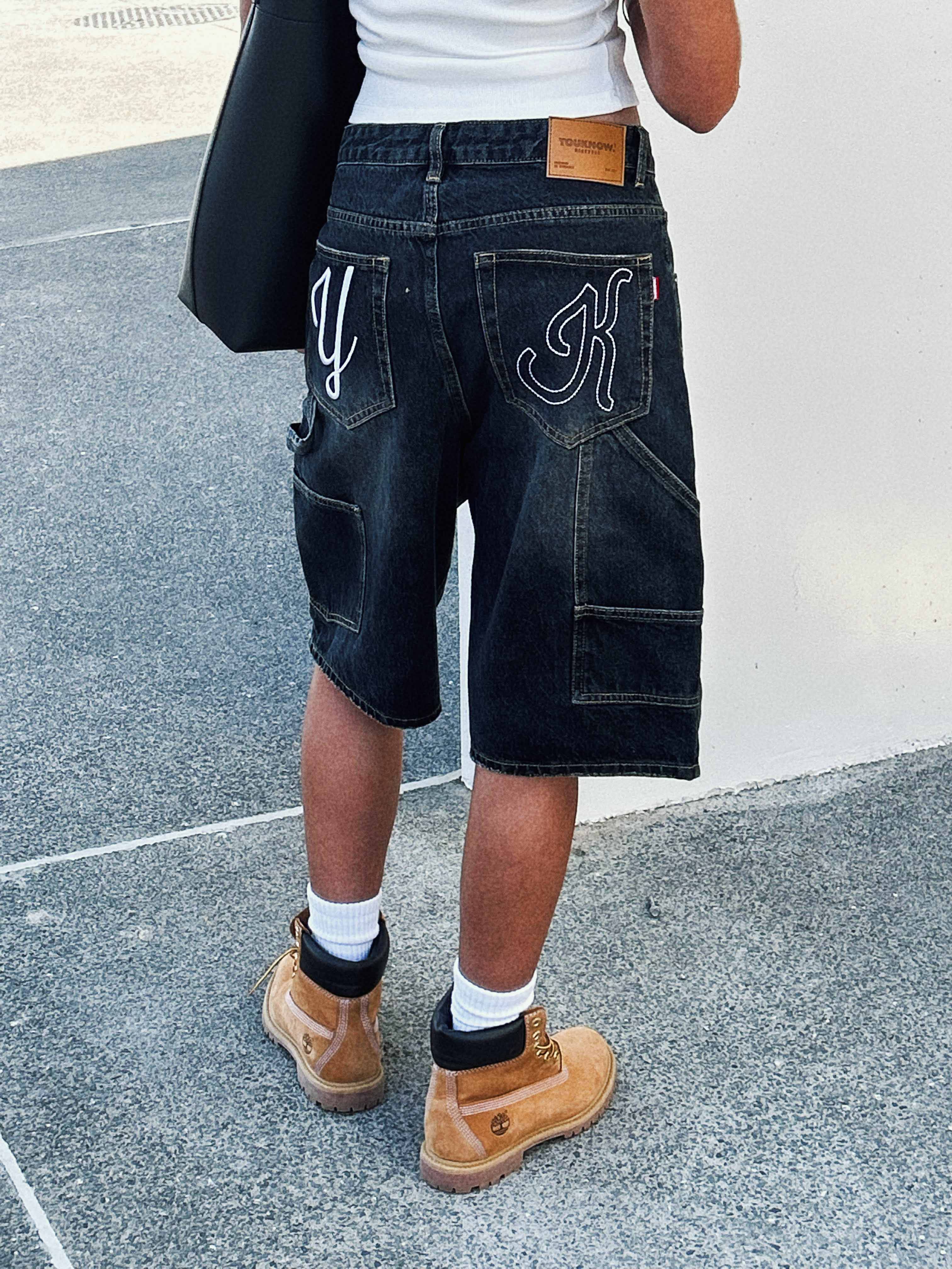 Denim Jorts | Black Wash