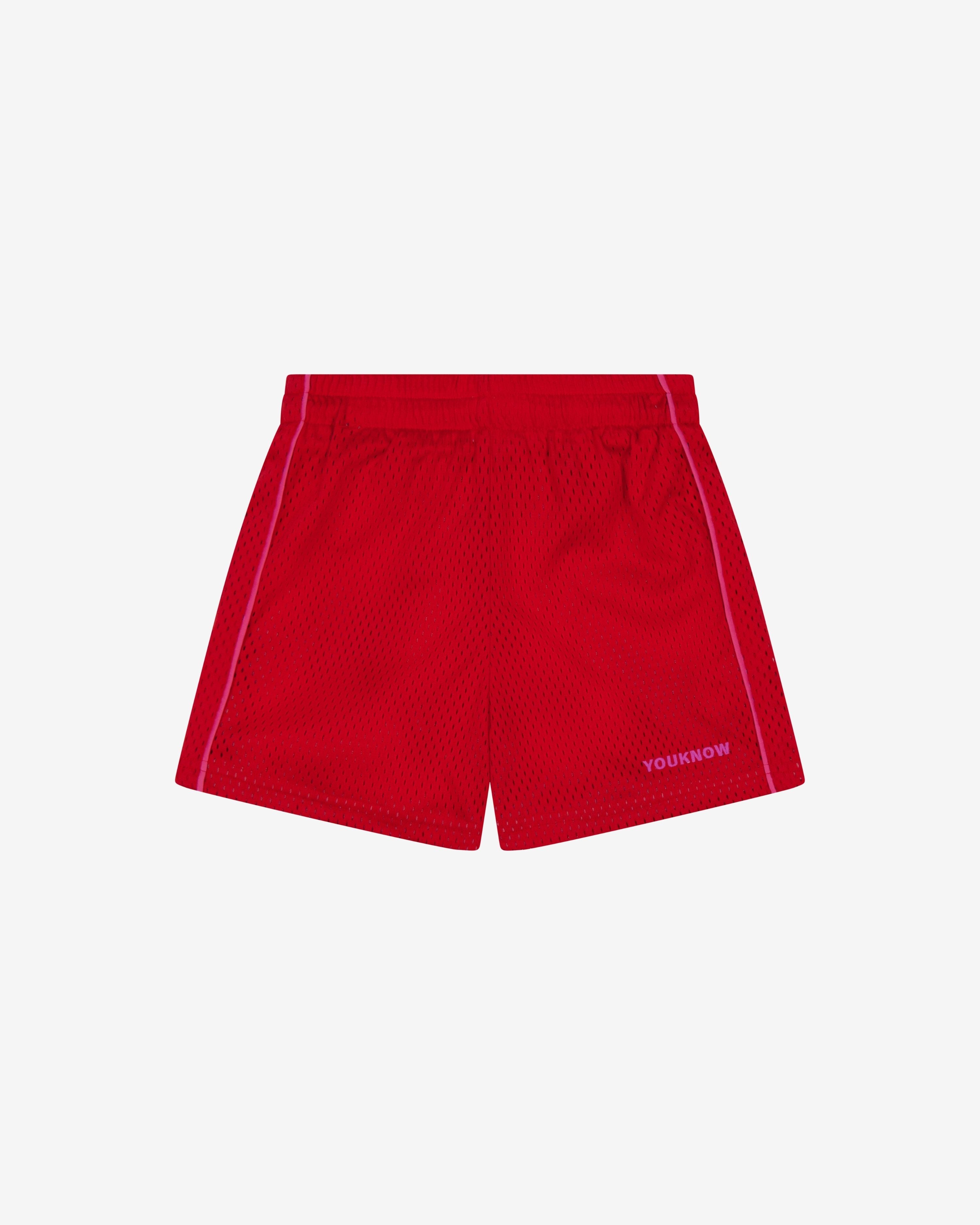 Kids Mesh Shorts | Red