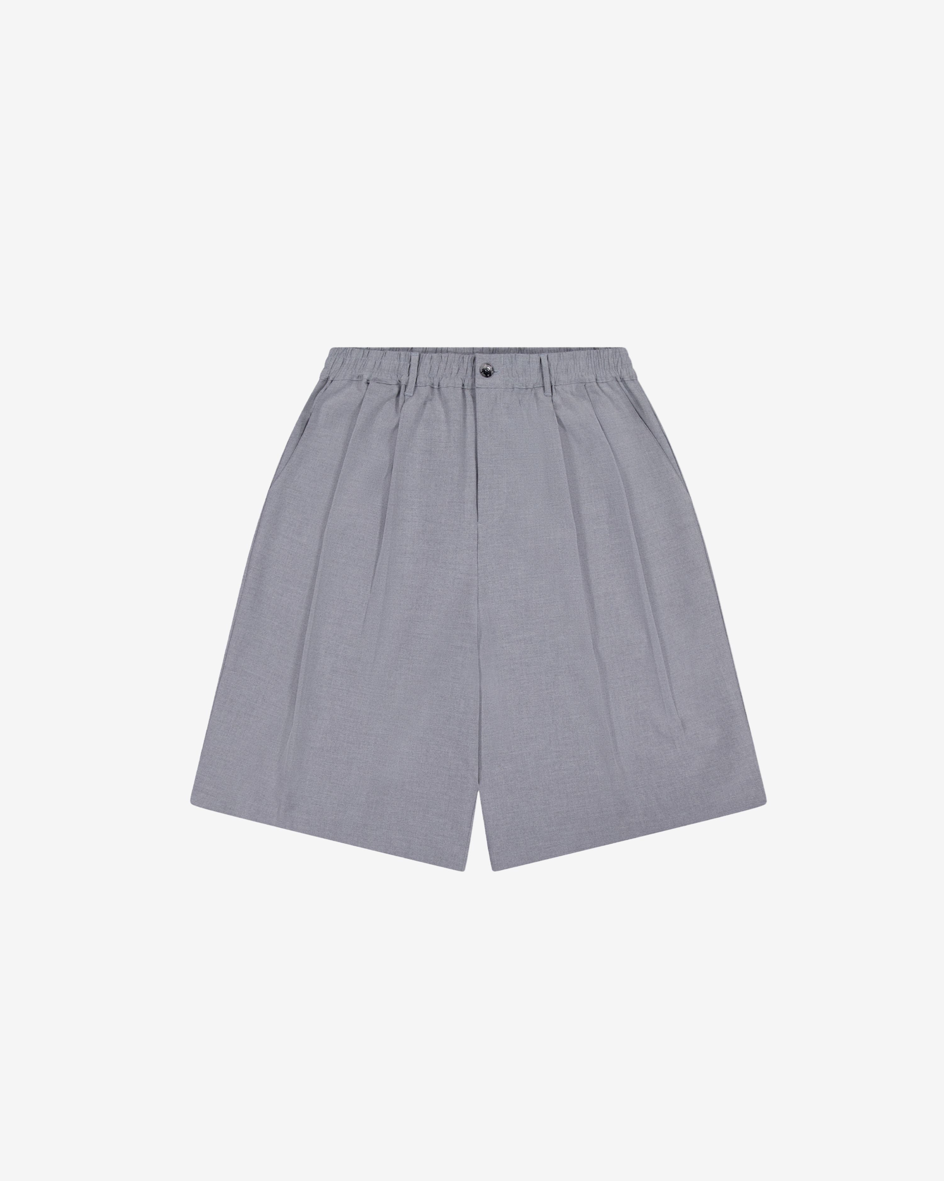Nothing Pleated Shorts | Slate – YOUKNOW. CLOTHING
