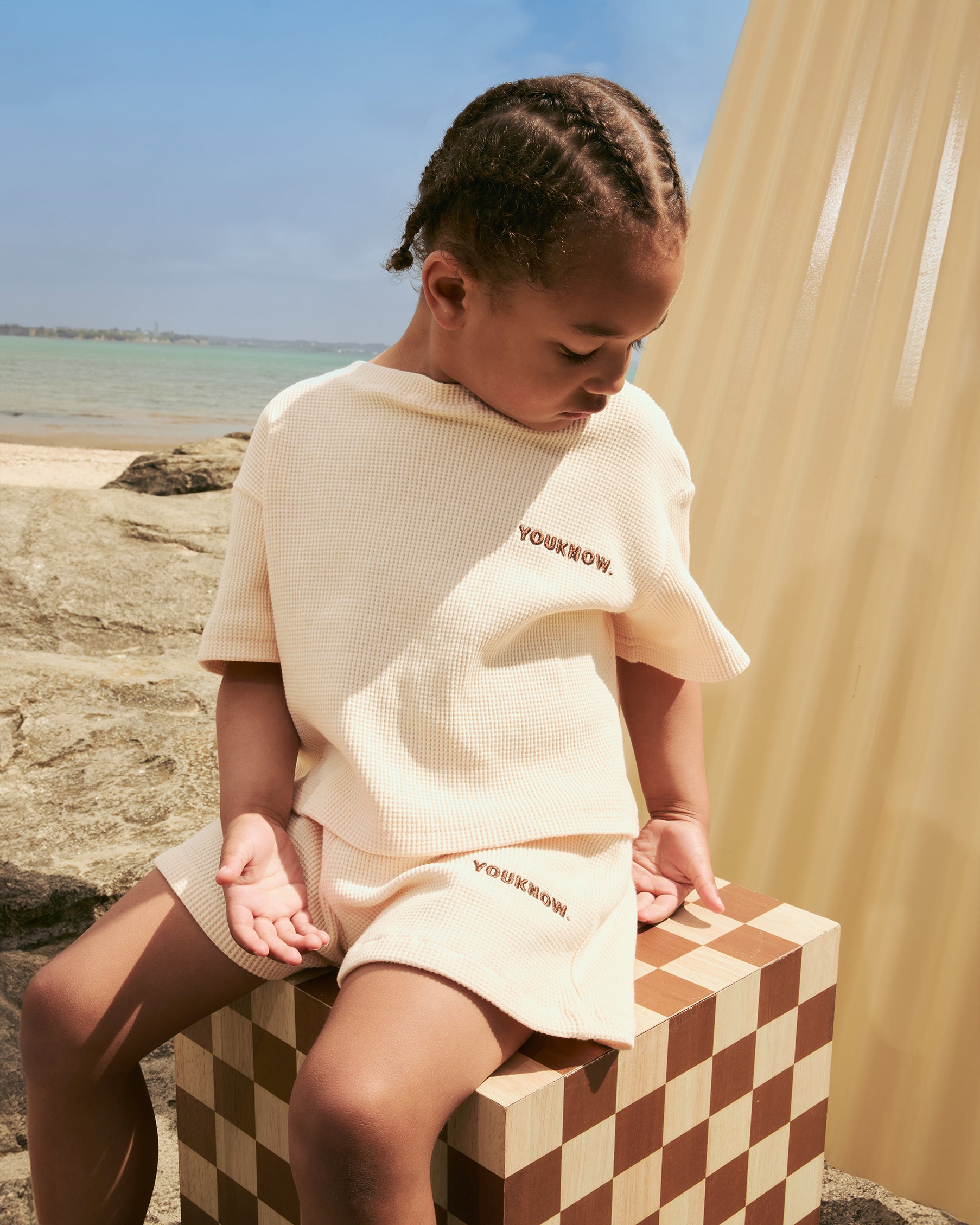 Kids Waffle Set | Cream