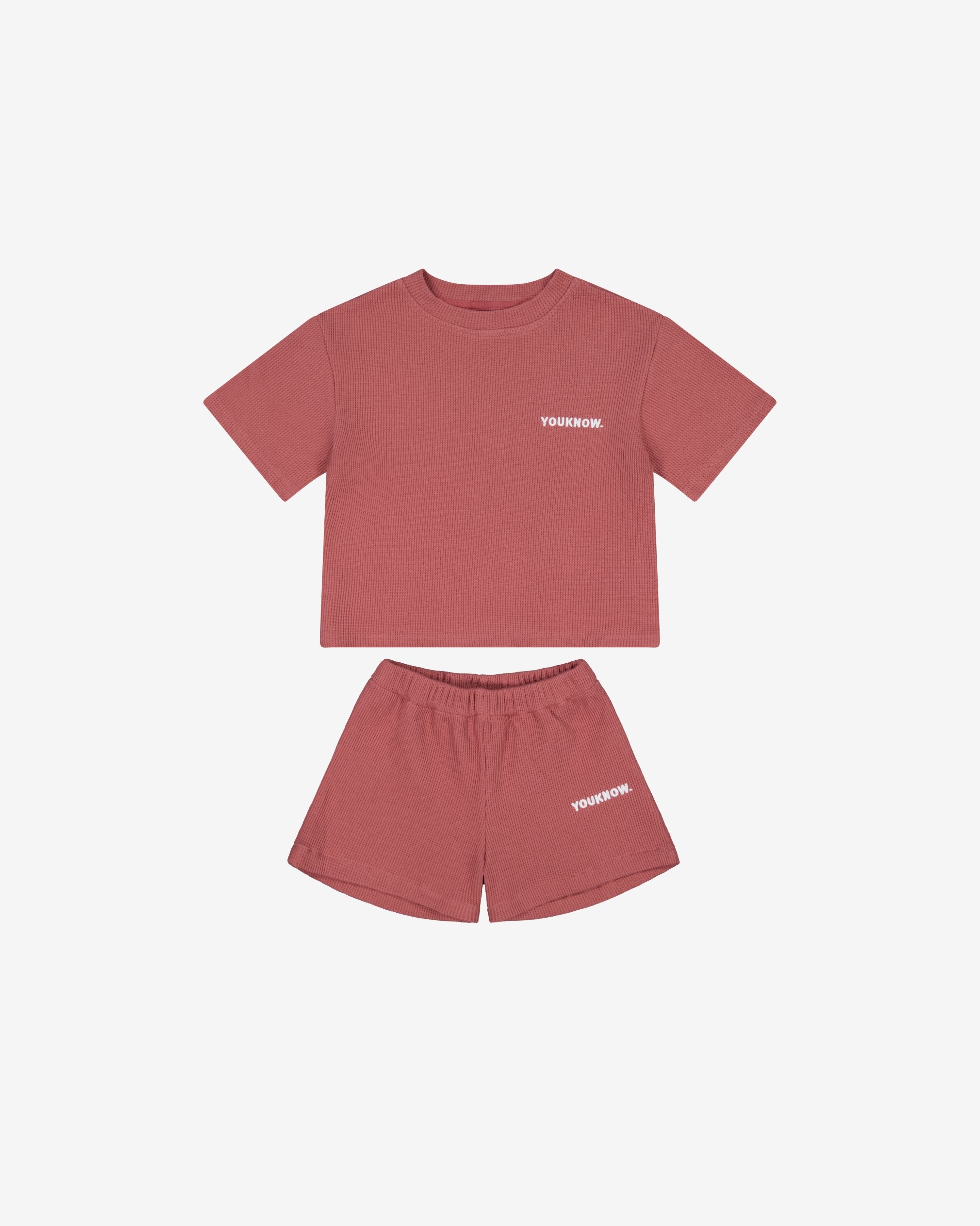 KIDS WAFFLE SET | Dusky Rose