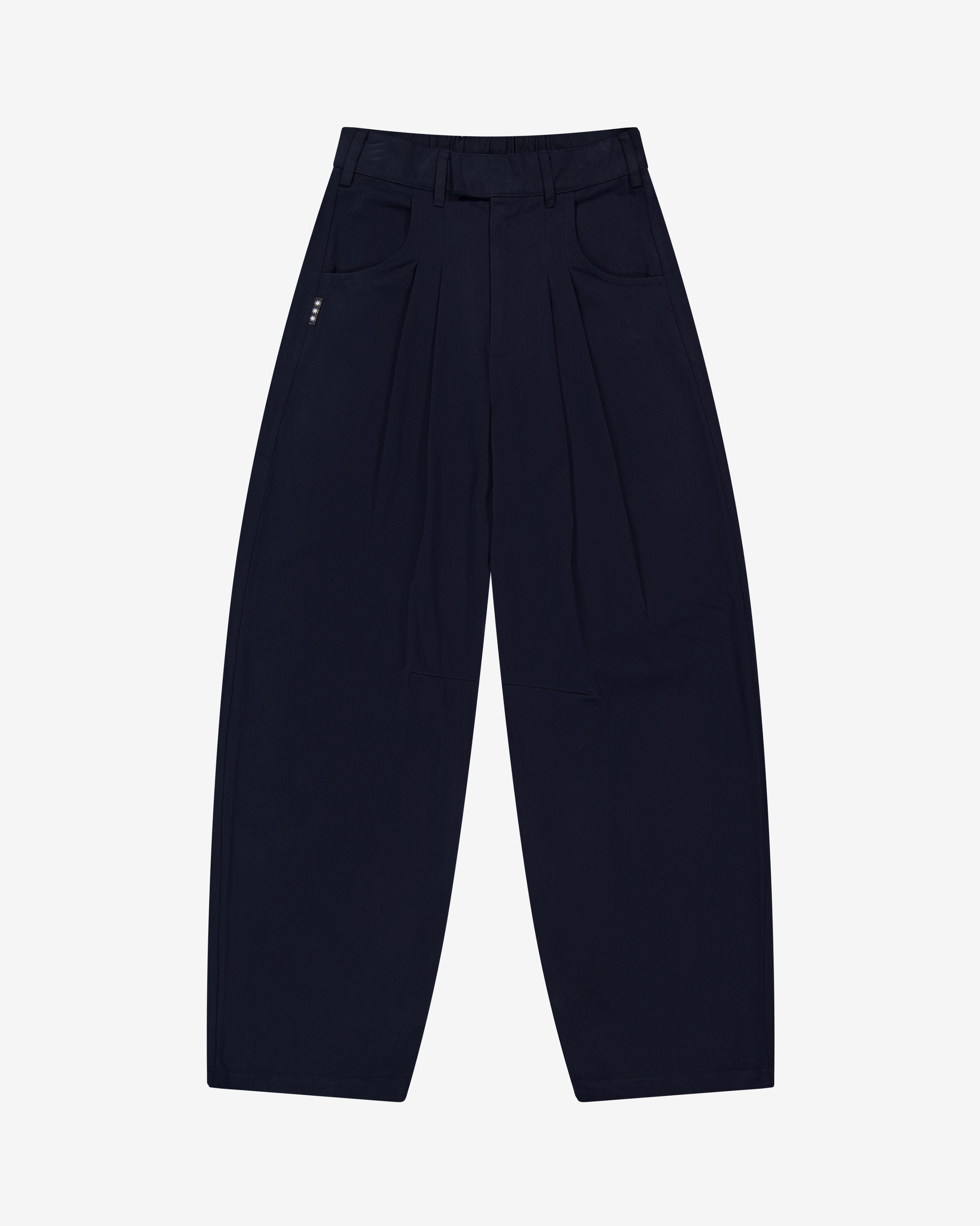 Barrel Leg Pants | Dark Navy