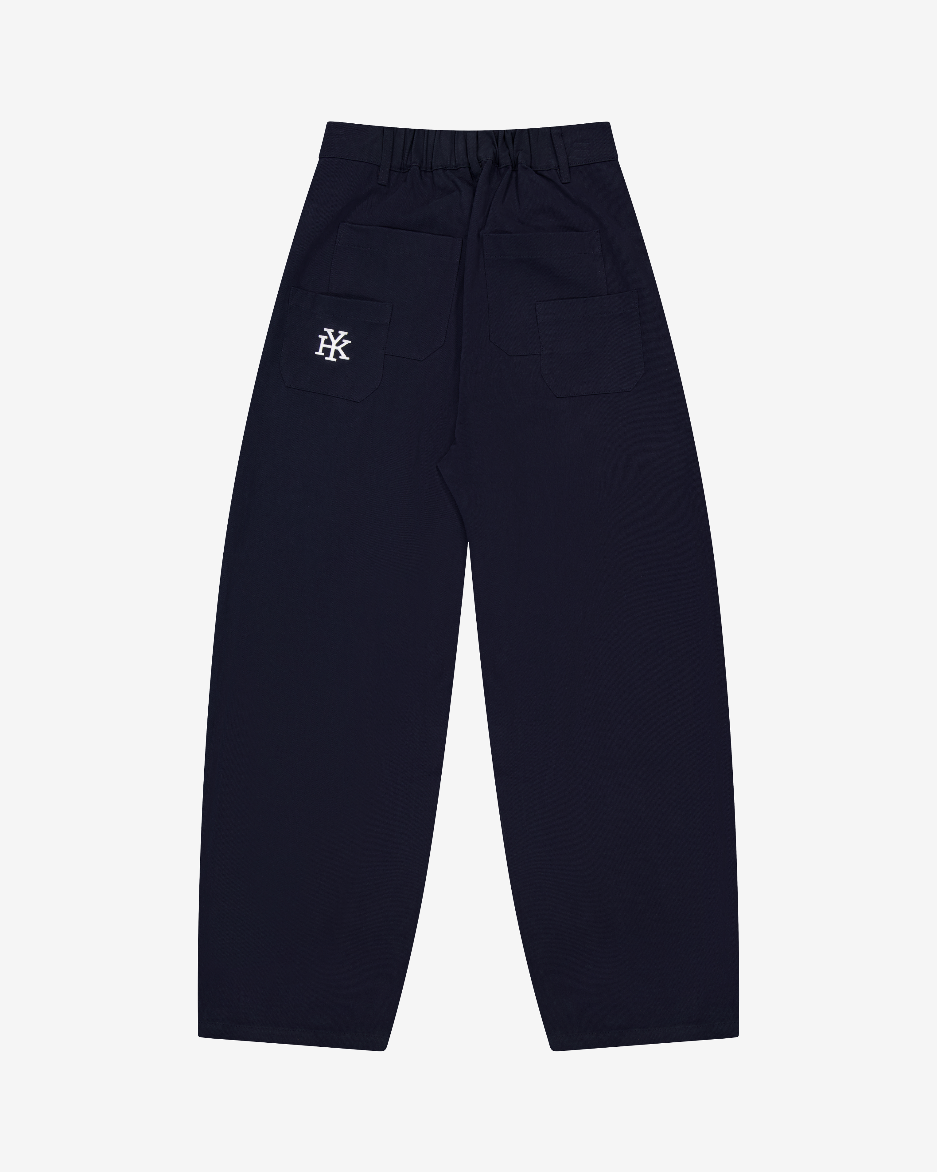Barrel Leg Pants | Dark Navy