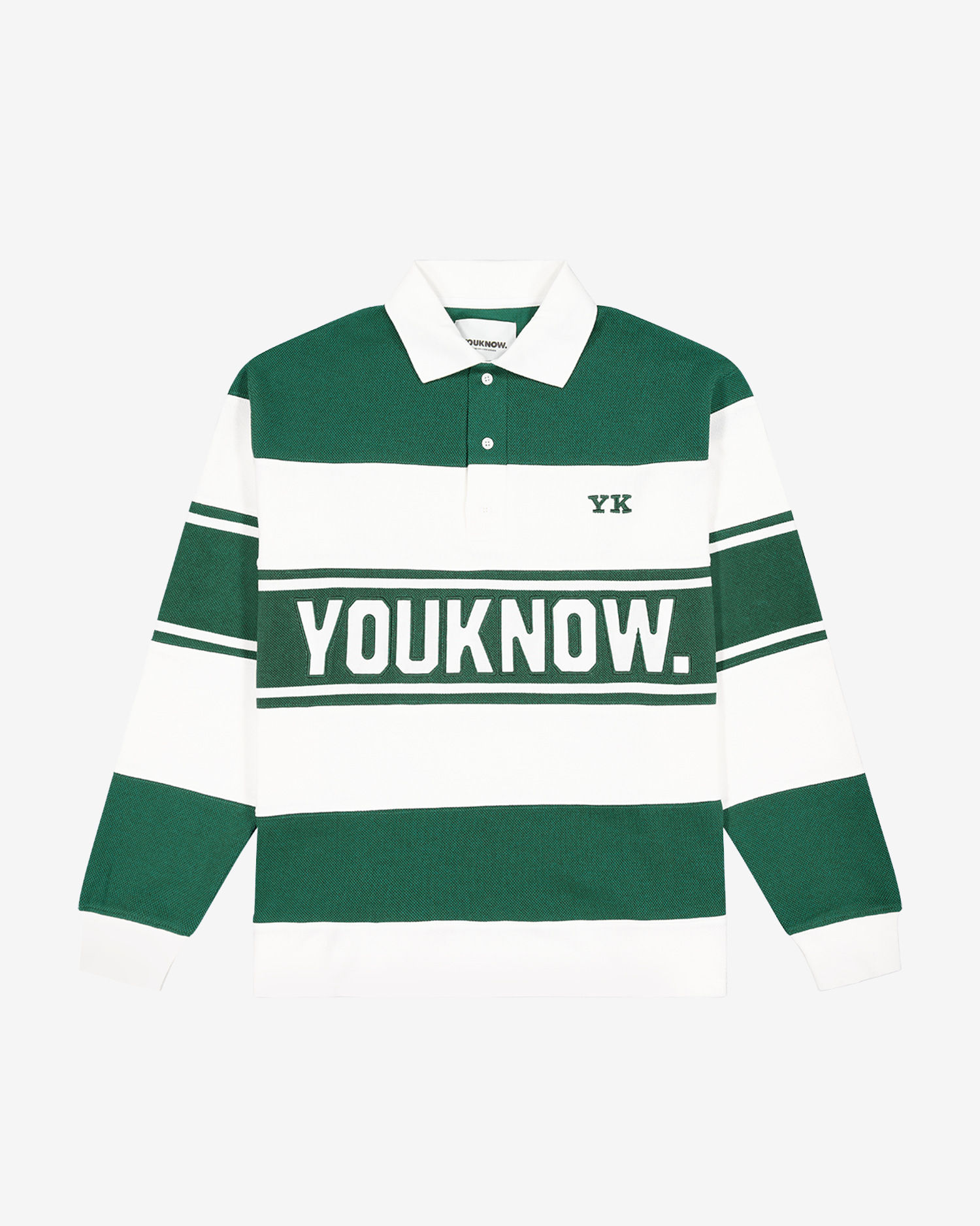 RUGBY LONG SLEEVE | Green Stripe