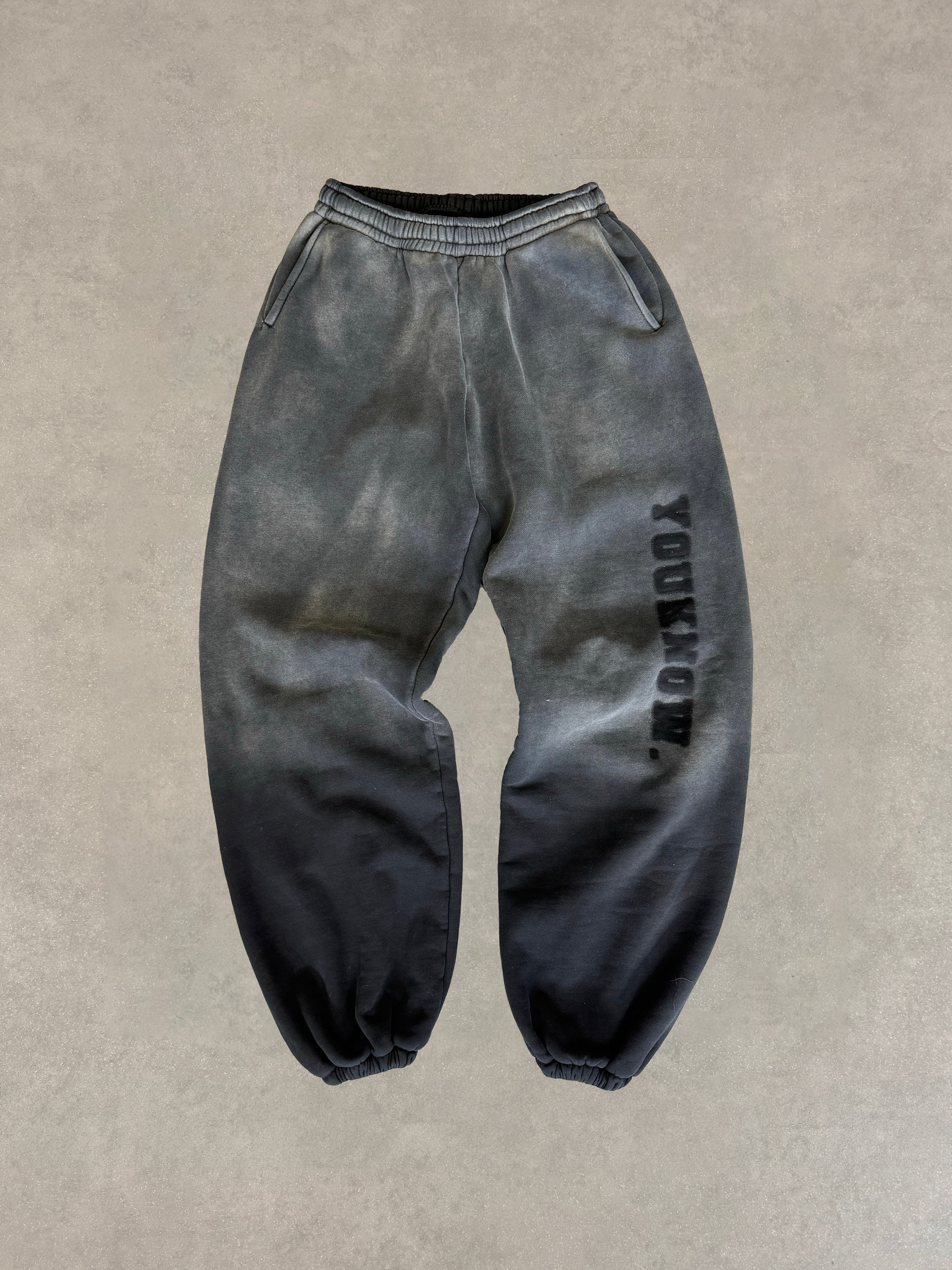 Faded Sweatpants Sample | Black