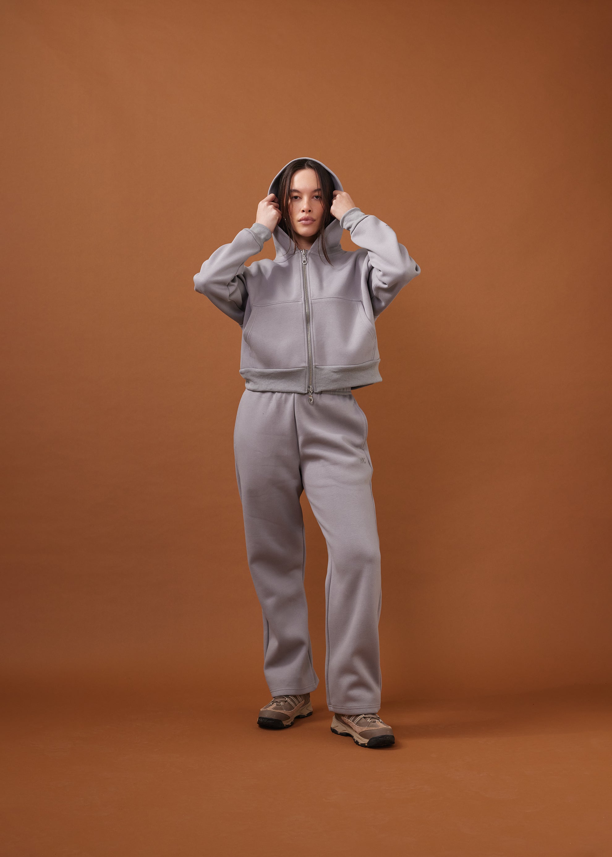 Nothing Heavyweight Structured Sweatpants | Ice Grey