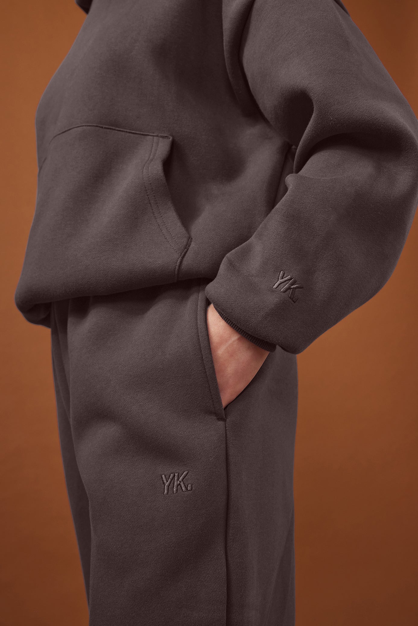 Nothing Heavyweight Structured Sweatpants | Concrete