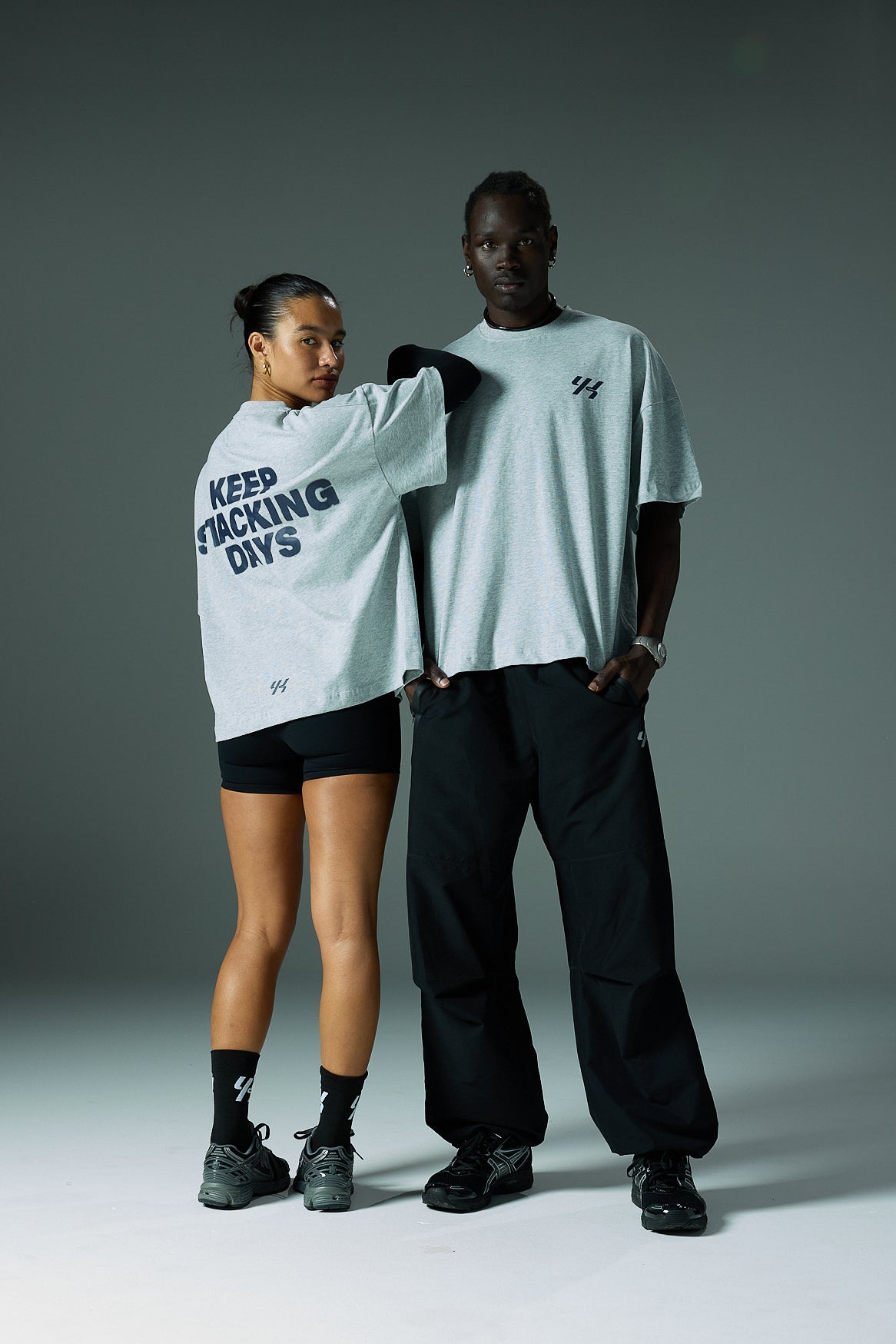 YK Move Stacking Days Tee | Grey