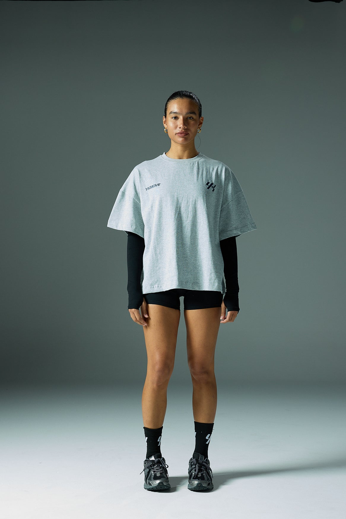 YK Move Stacking Days Tee | Grey