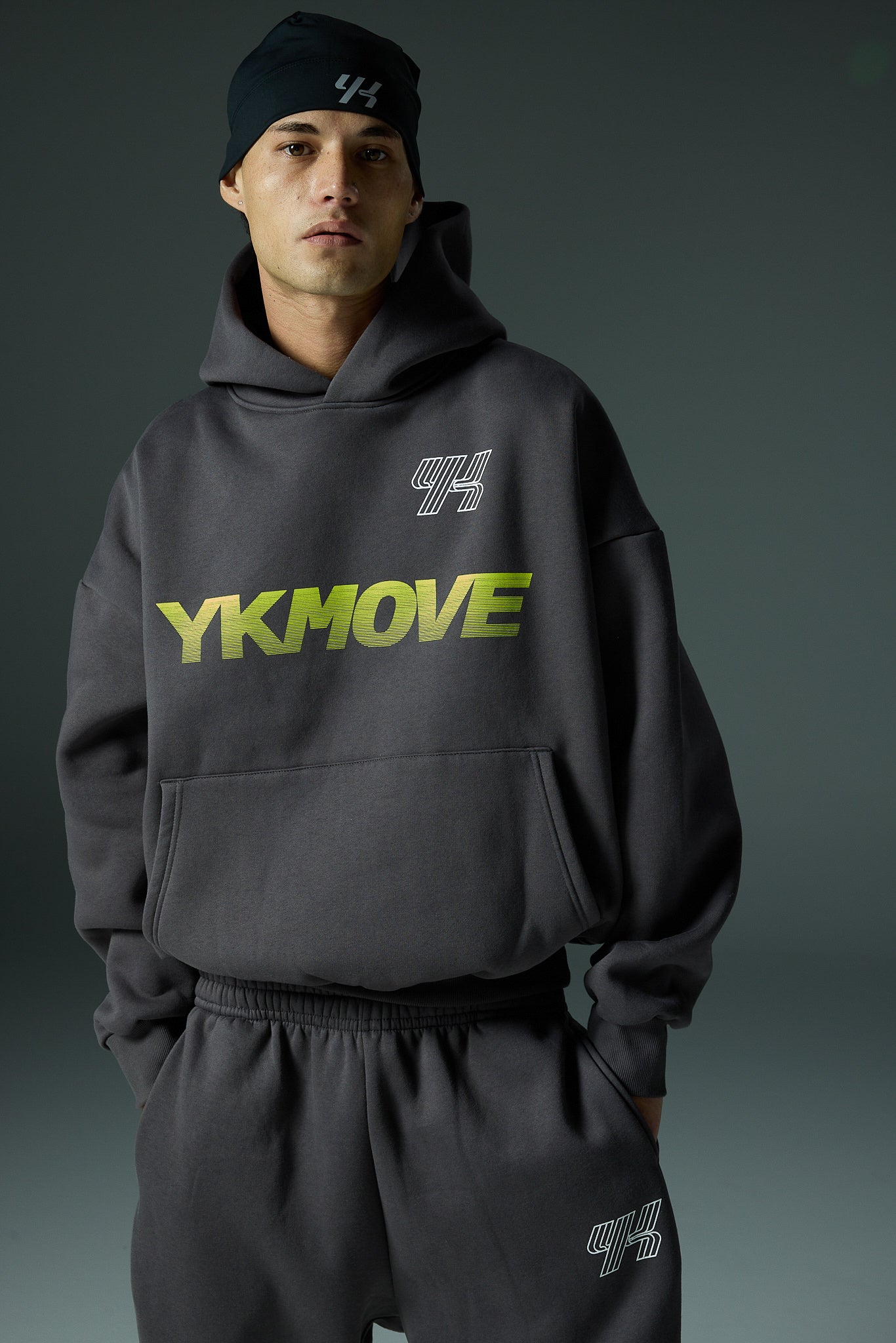 YK Move Activate Hoodie | Charcoal