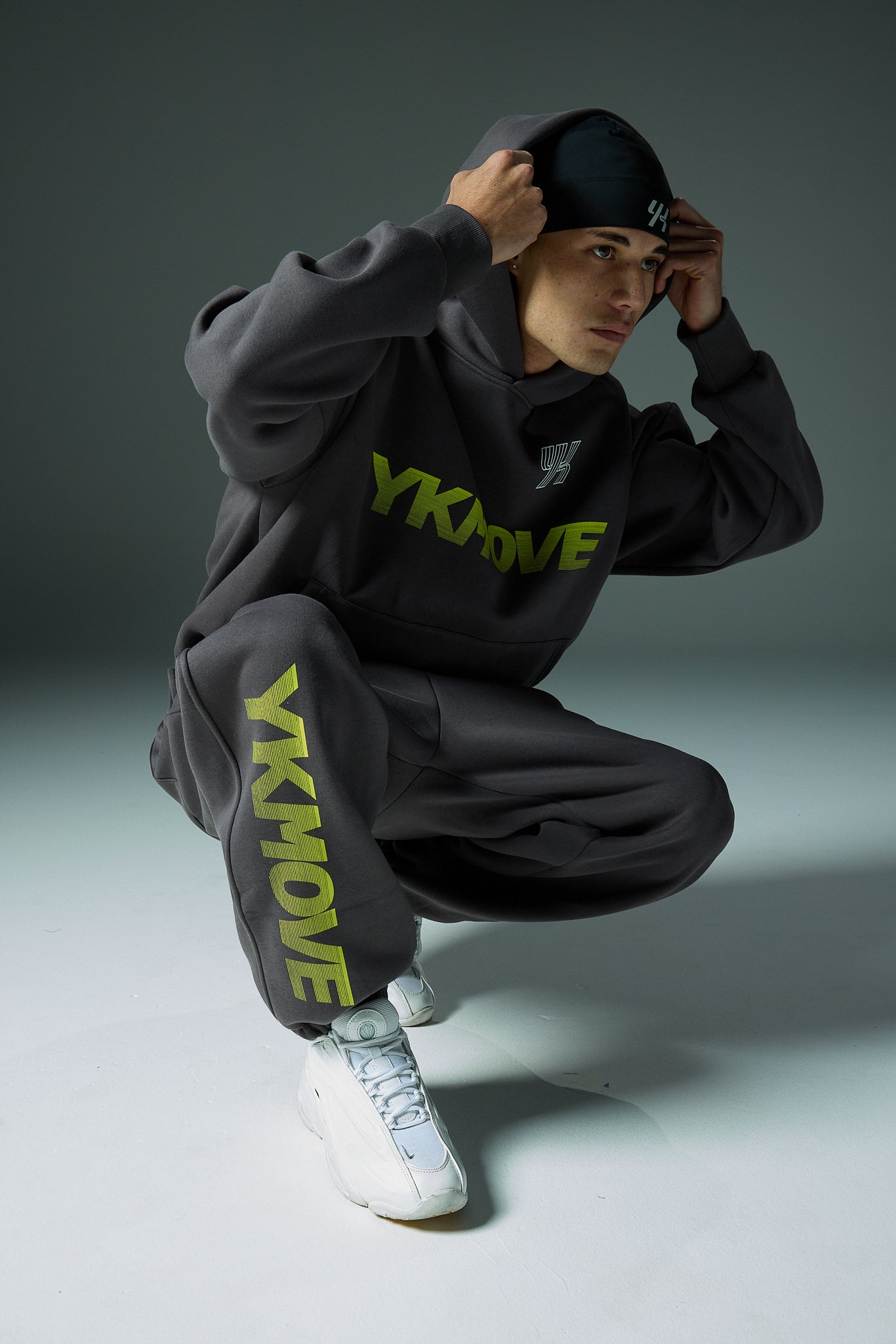 YK Move Activate Hoodie | Charcoal