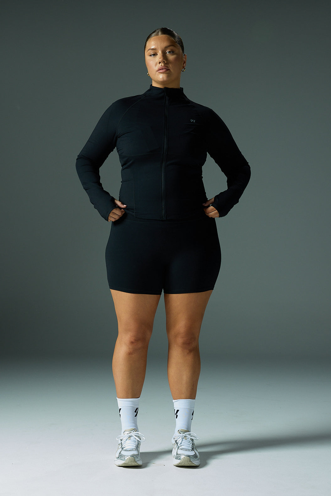 YK Move Sculpt Zip-Up Jacket | Black