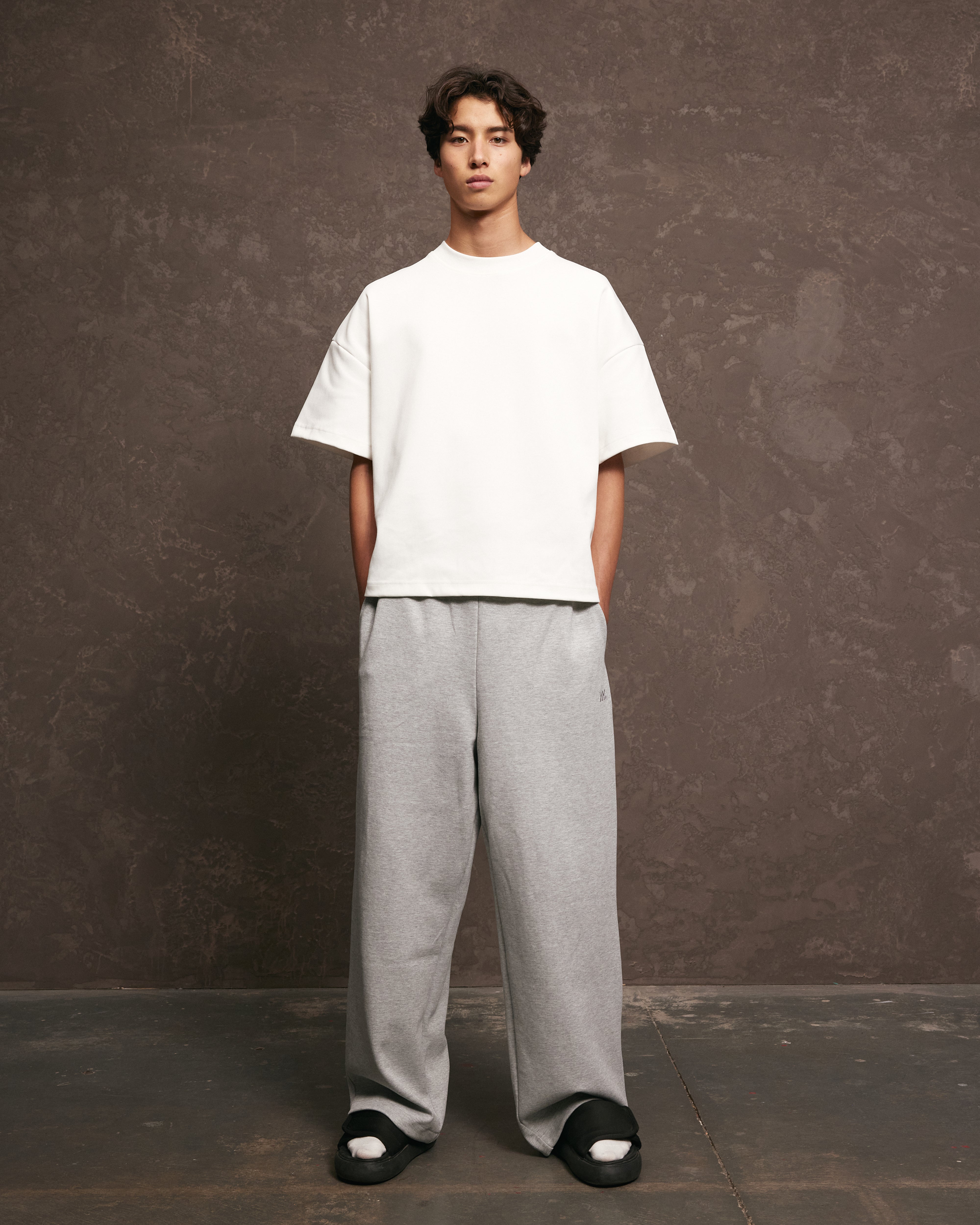 Nothing Wide Leg Sweatpants | Heather Grey
