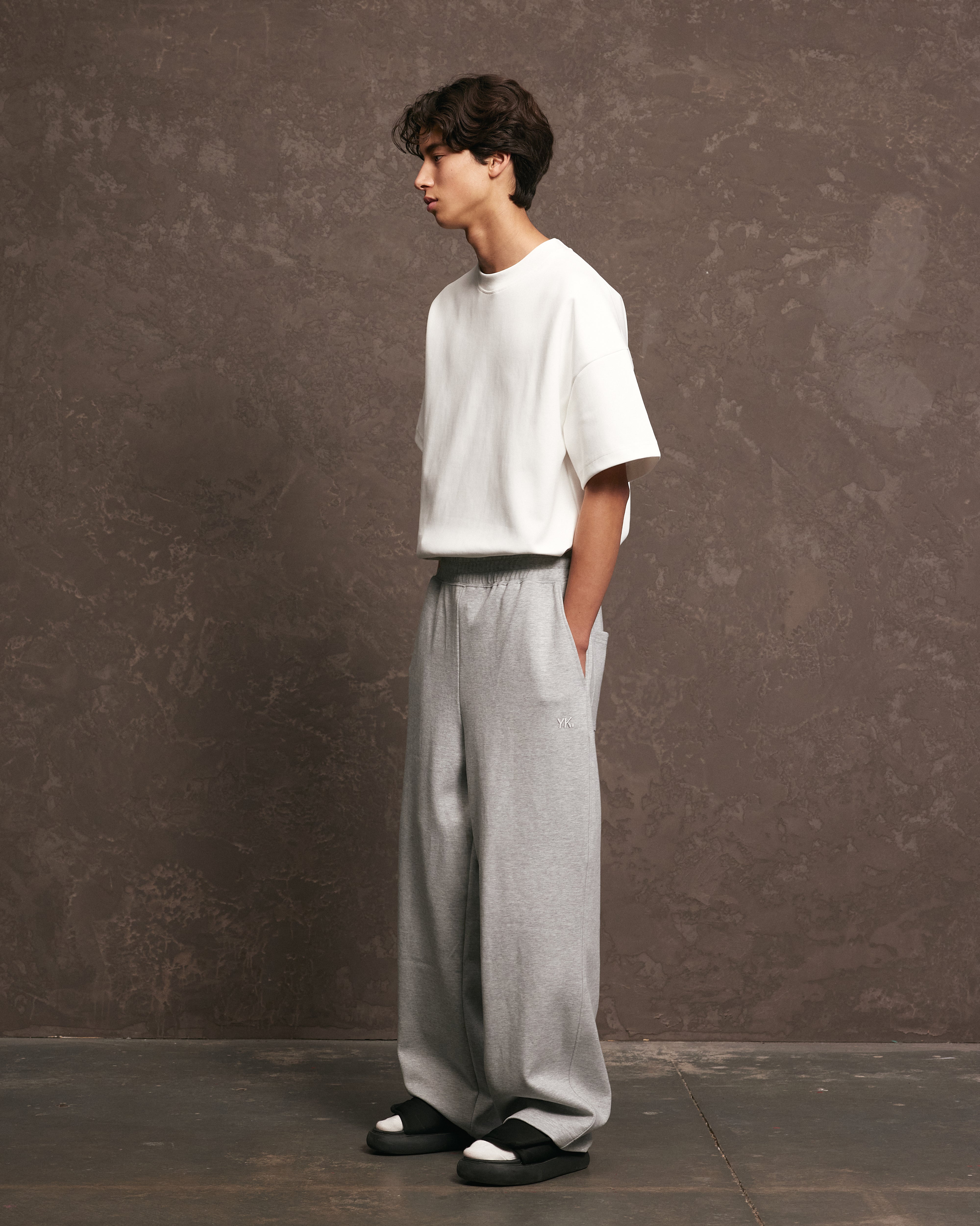 Nothing Wide Leg Sweatpants | Heather Grey