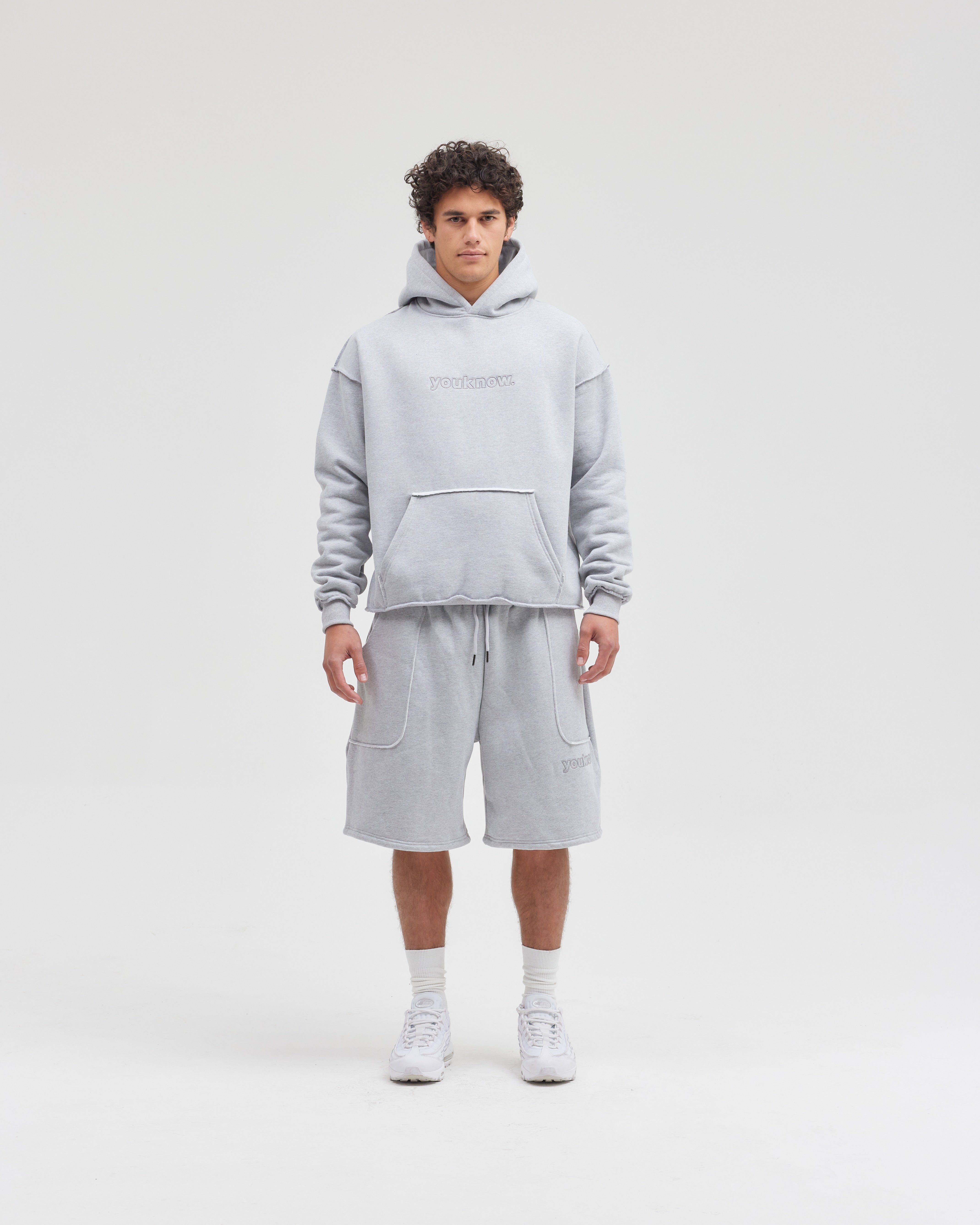 Exposed Seam Shorts | Grey