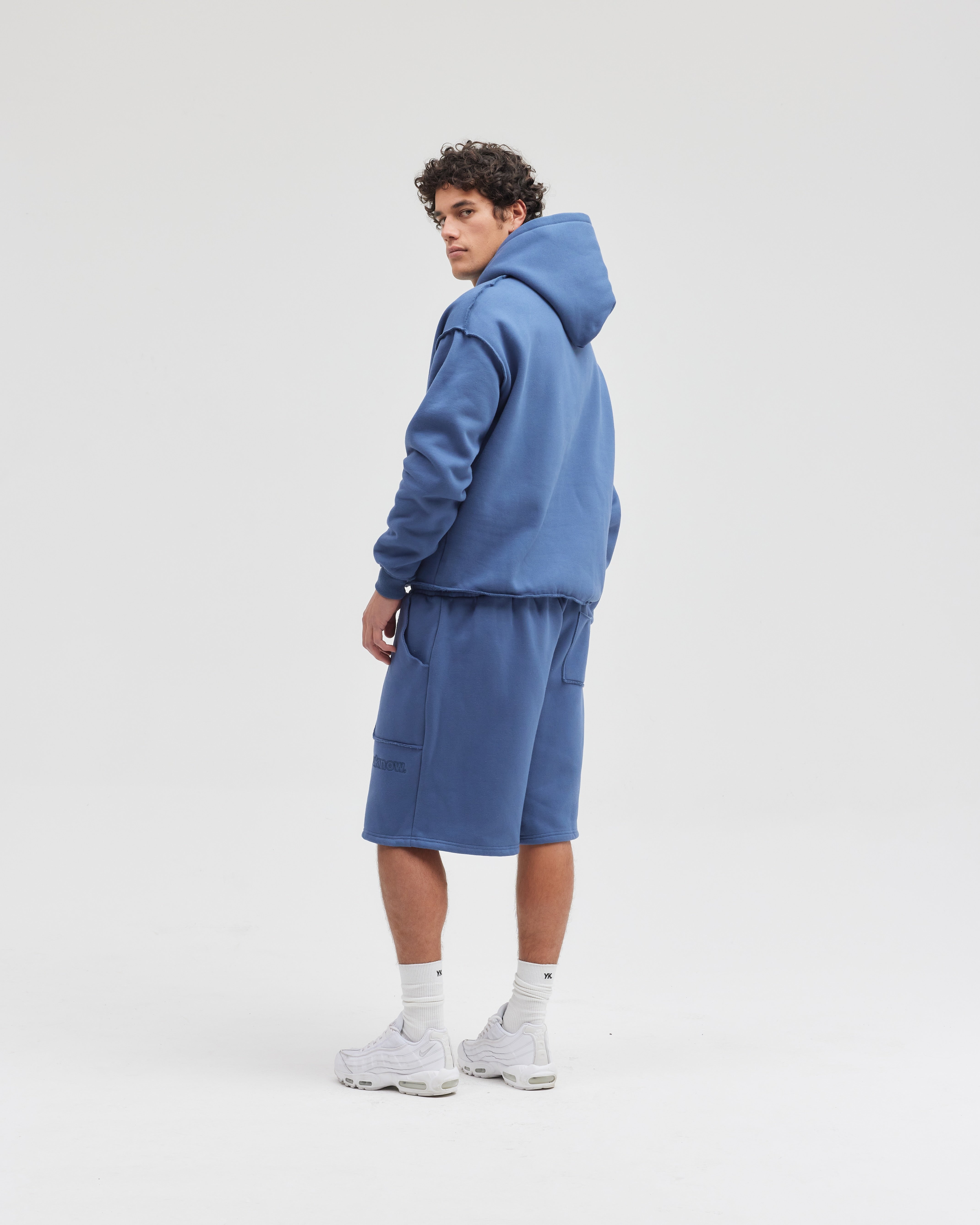 Exposed Seam Shorts | Blue