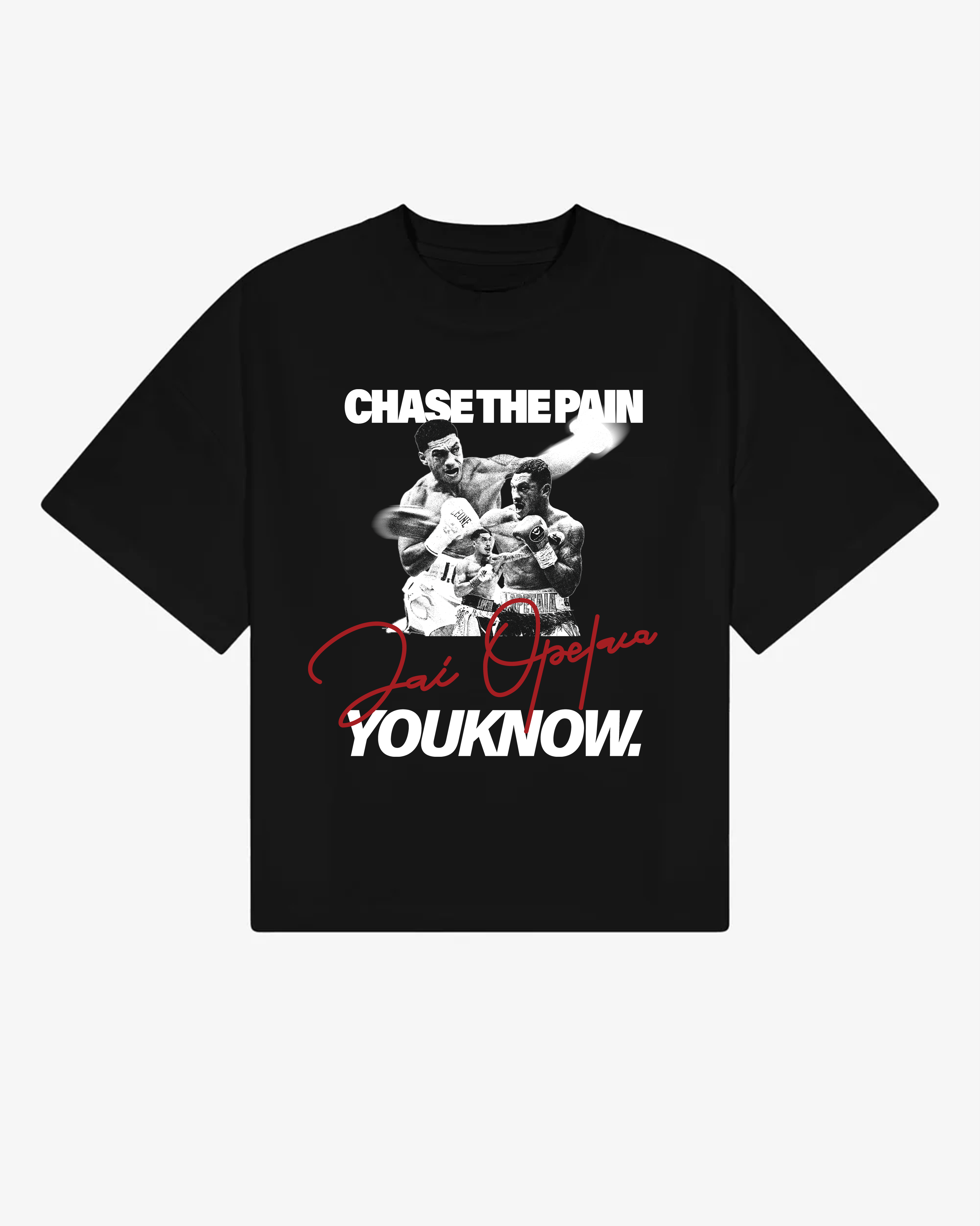 YK x Jai Chase the Pain Tee | Black