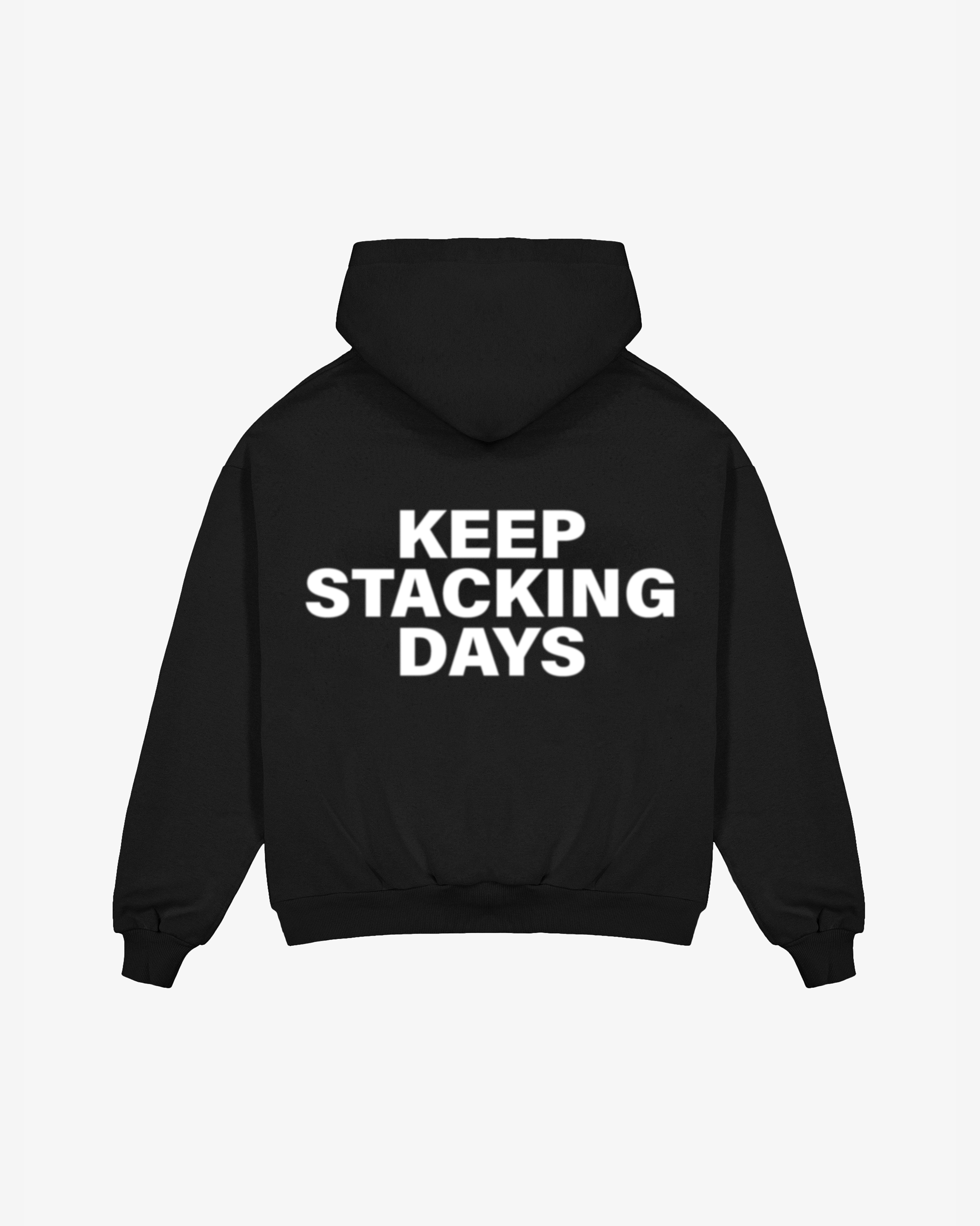 Stacking Days Hoodie | Black