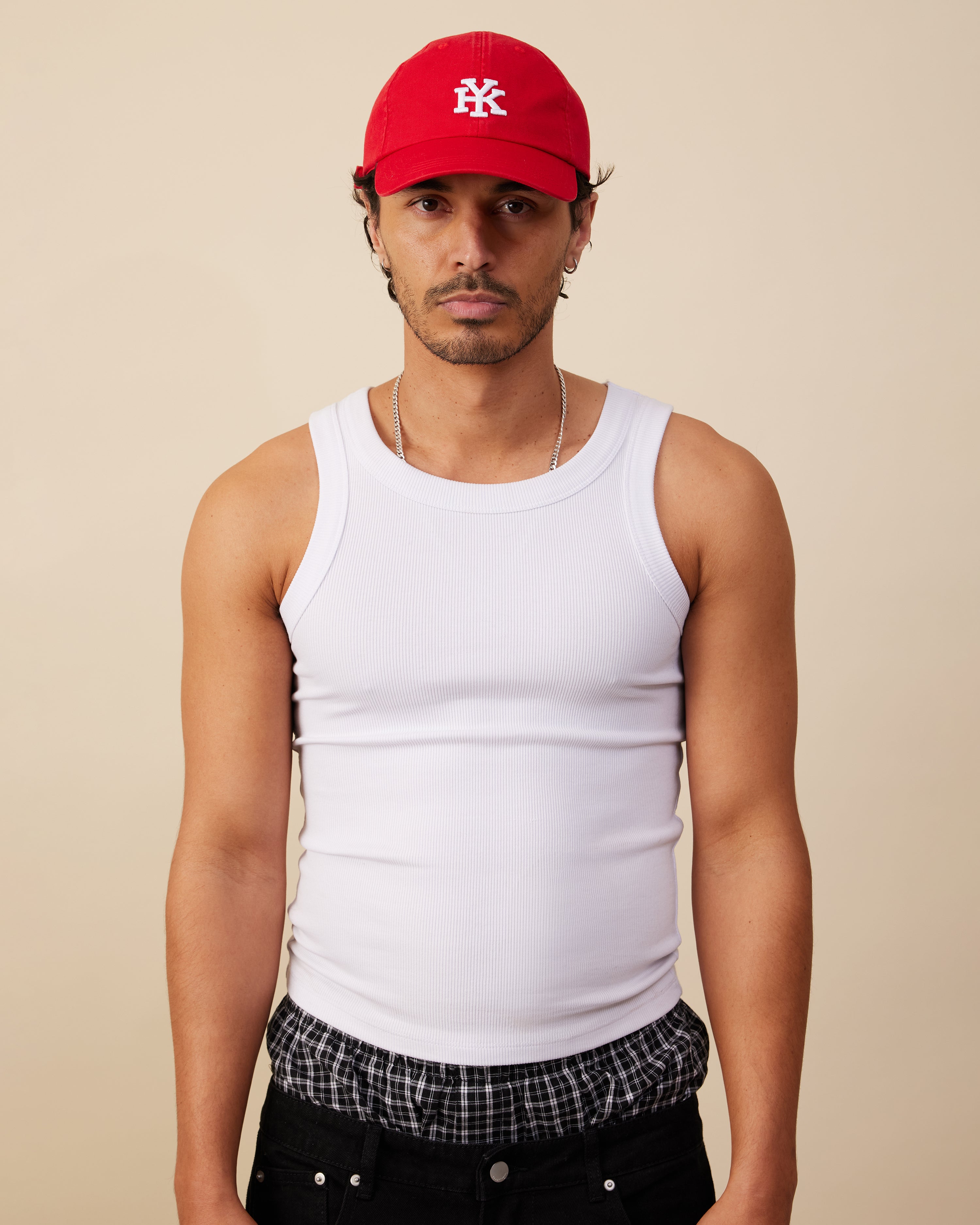 YK Dad Cap | Washed Red