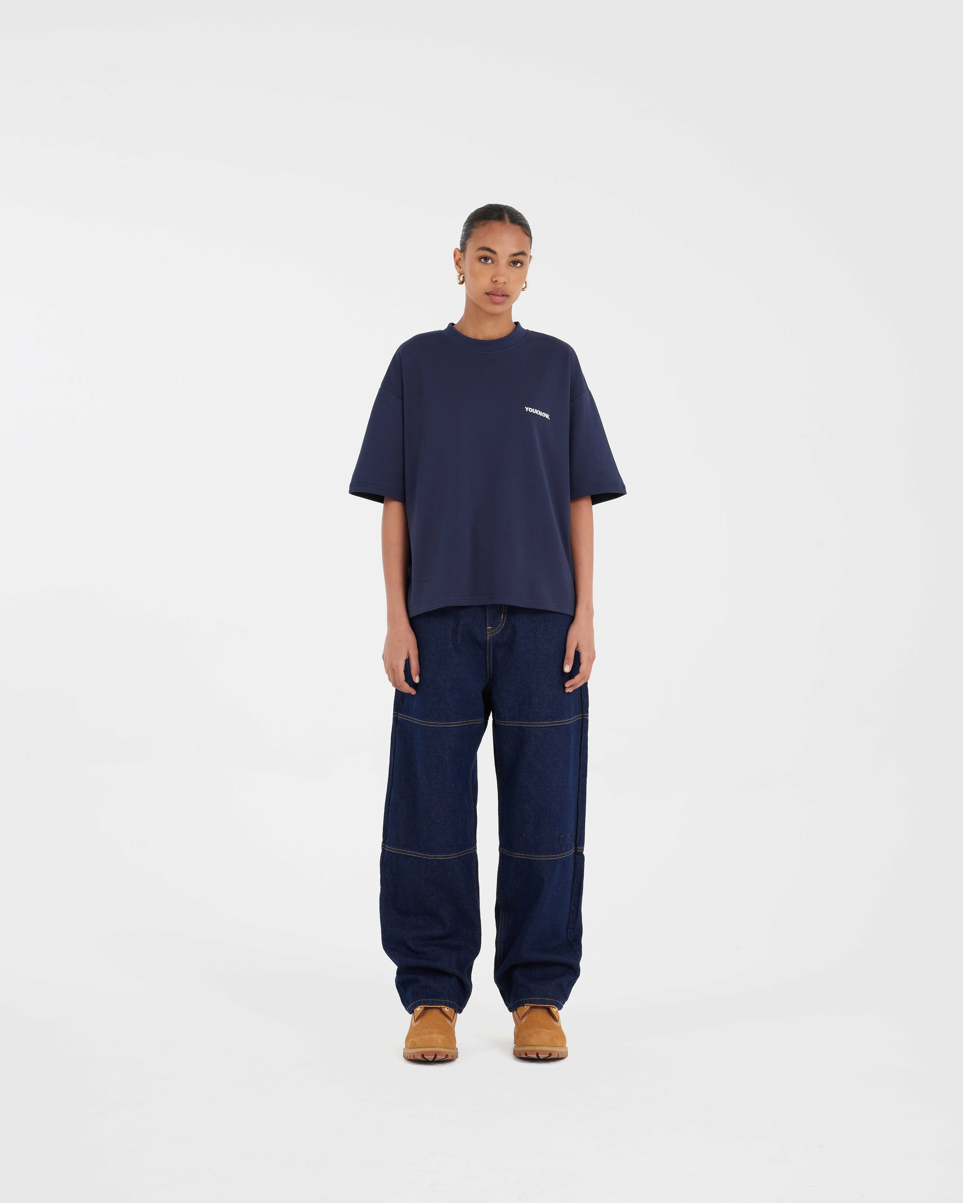 Core Box Tee | Navy