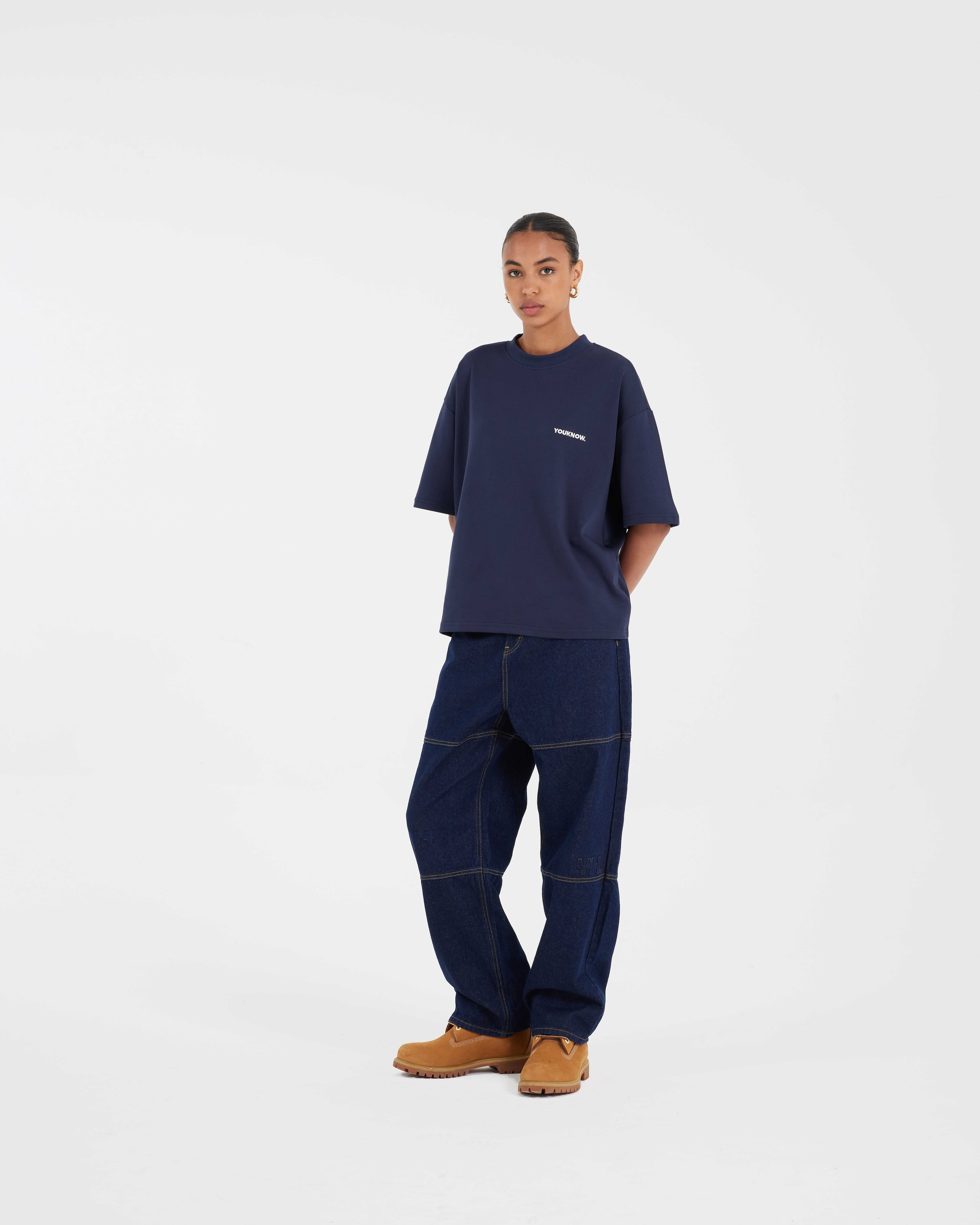 Core Box Tee | Navy