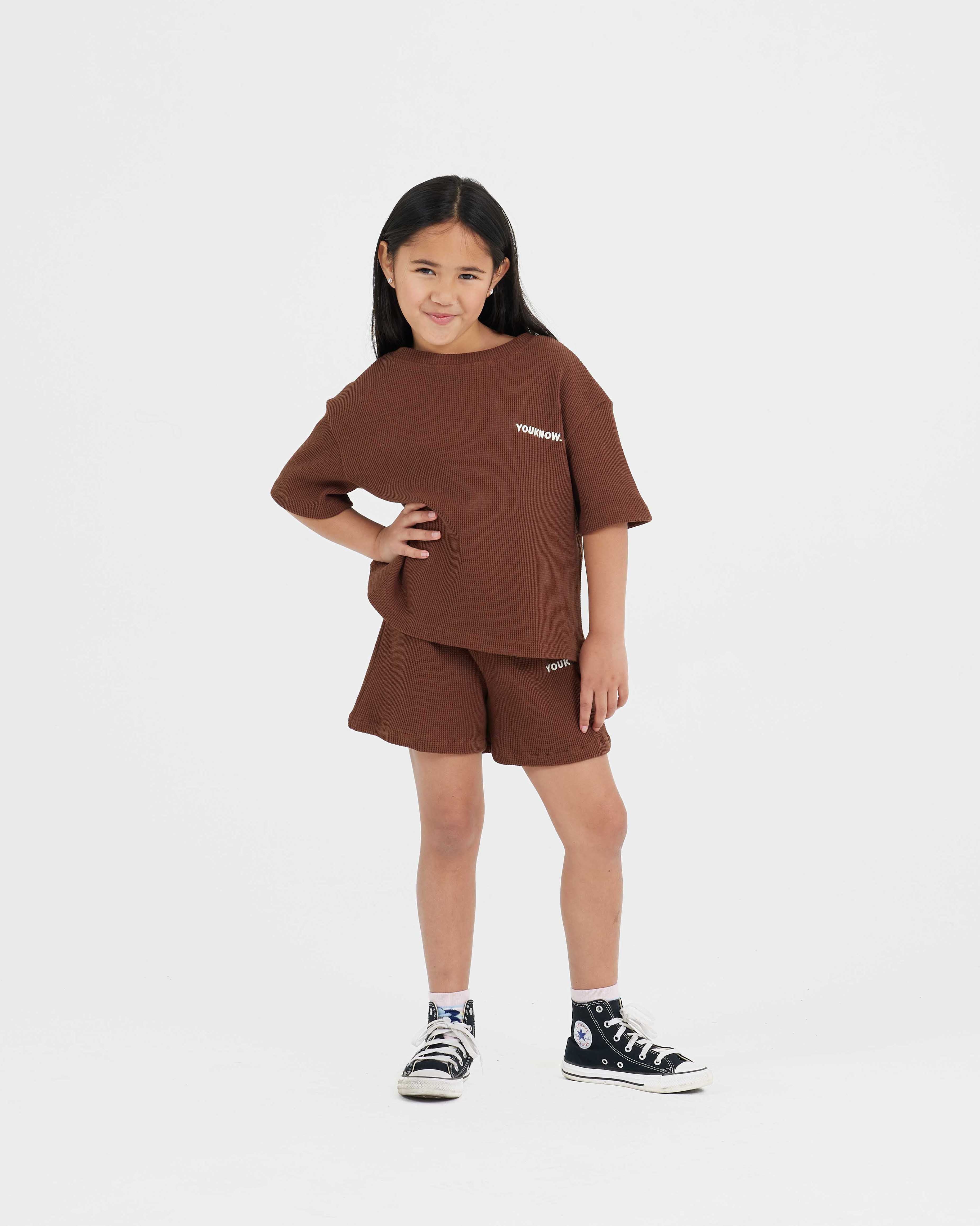 Kids Waffle Set | Brown