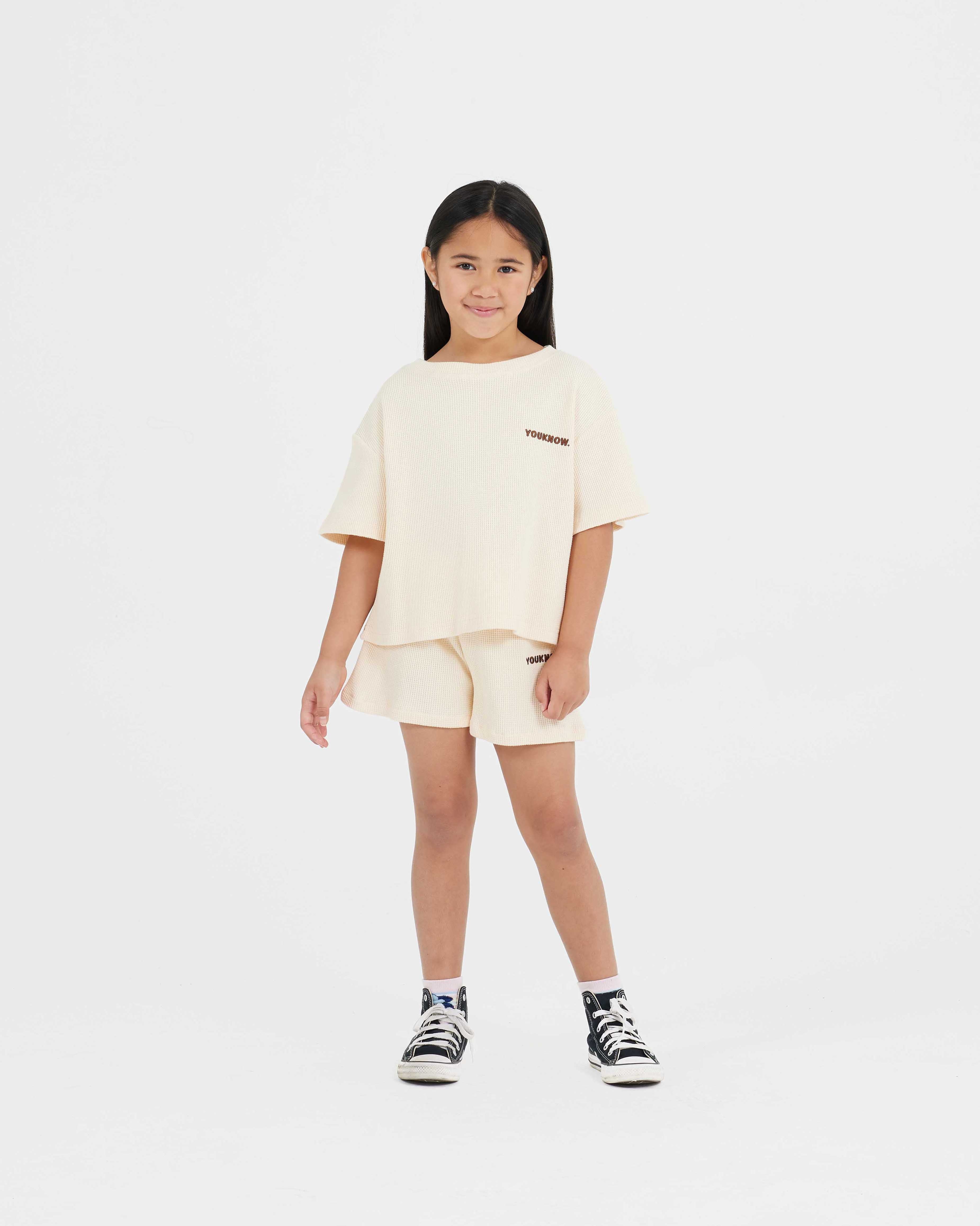Kids Waffle Set | Cream