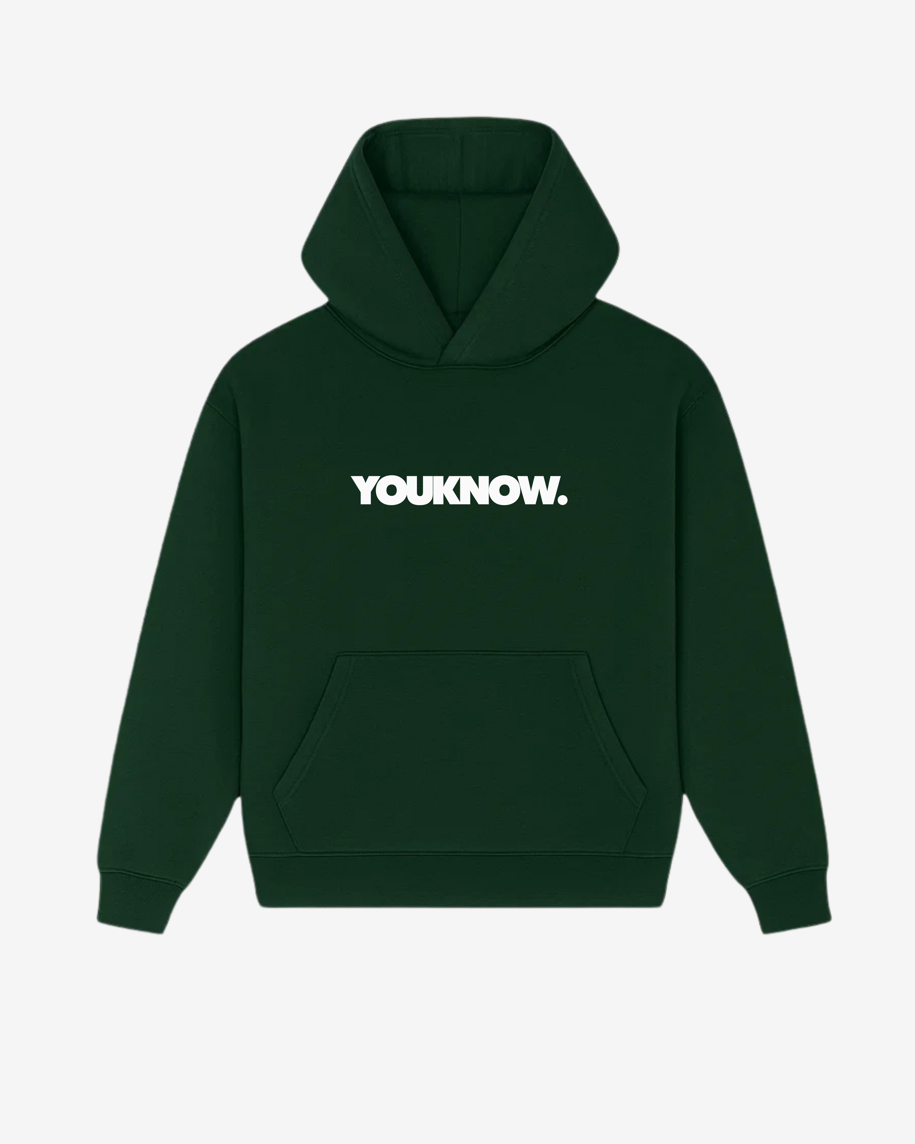 BLOCK HOODIE | Forest Green