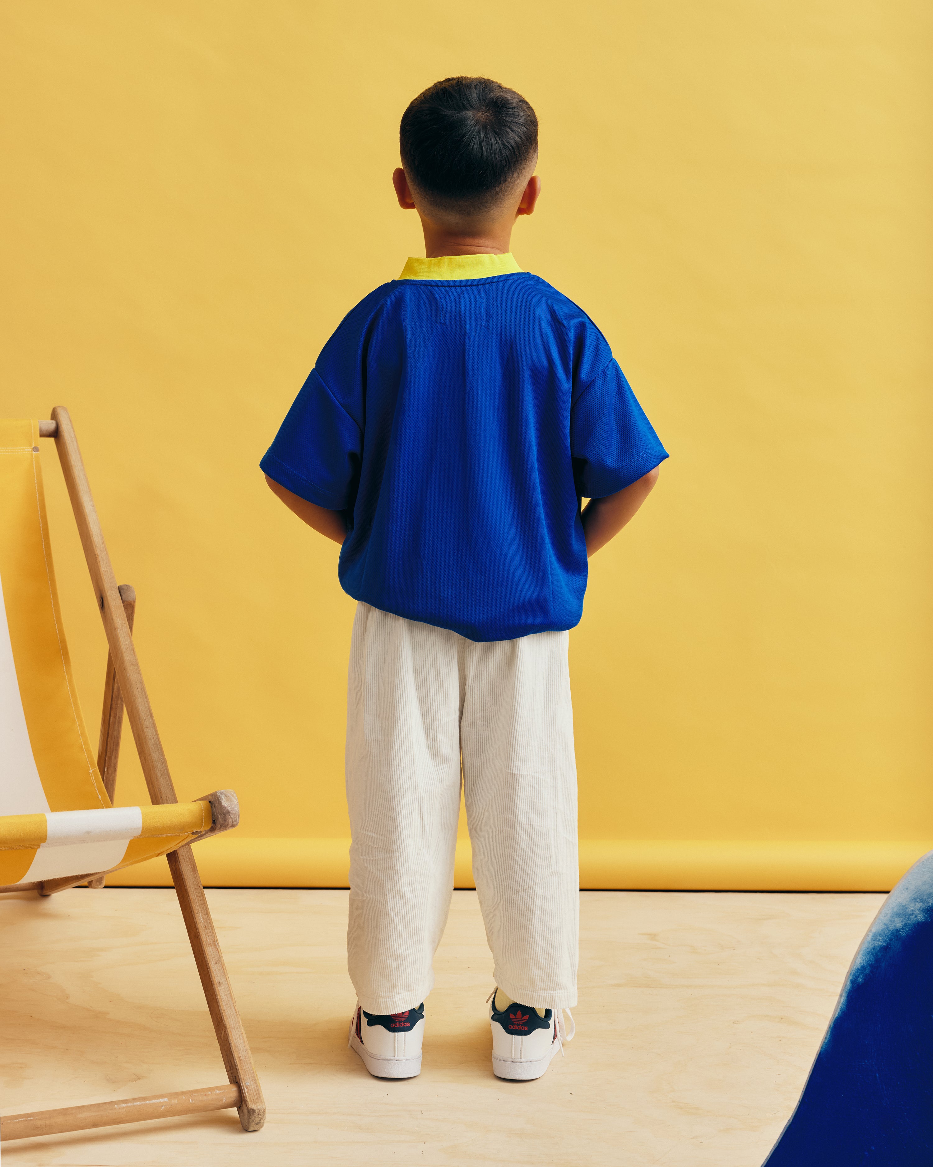 Kids Football Top | Blue
