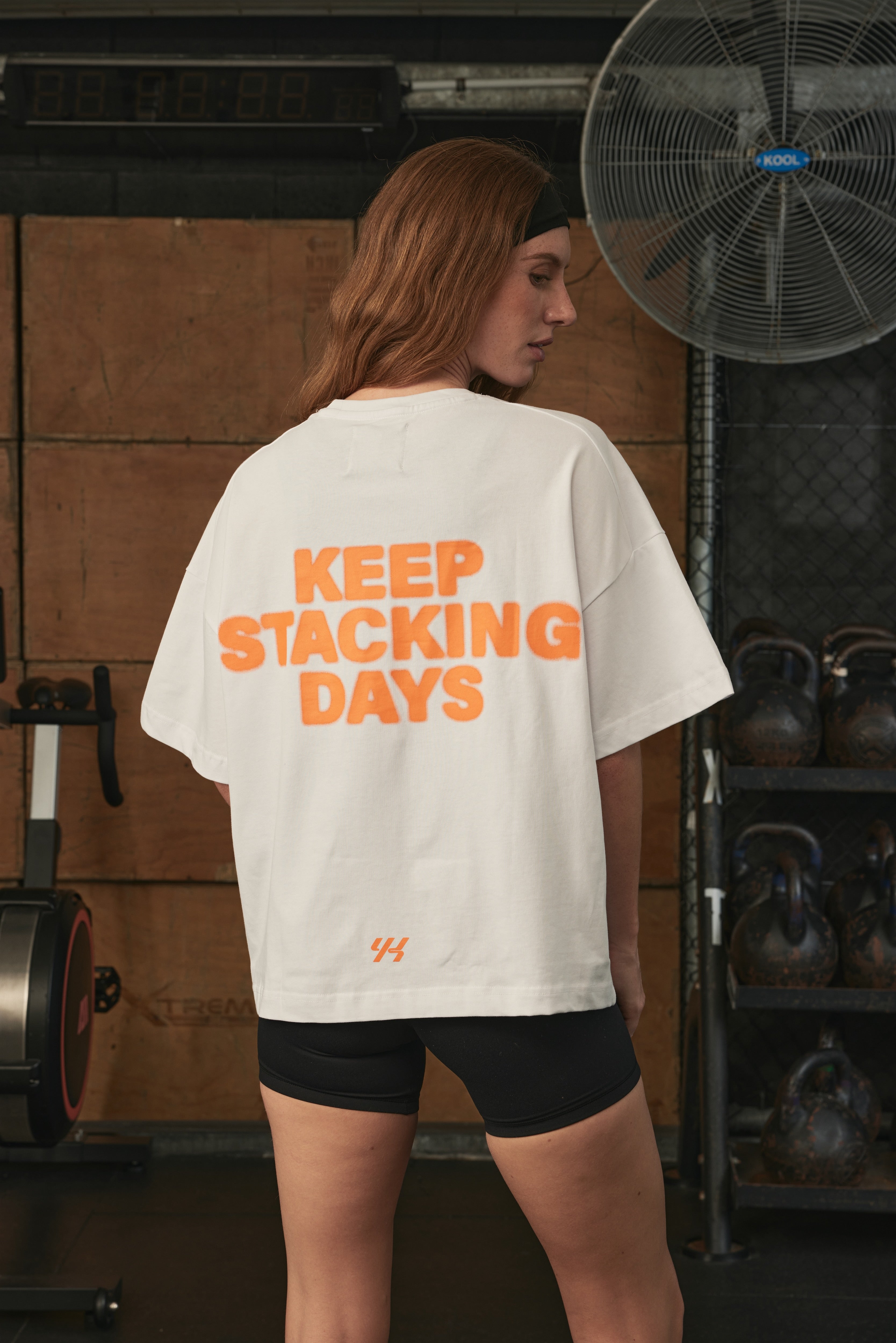 YK Move Stacking Days Tee | White