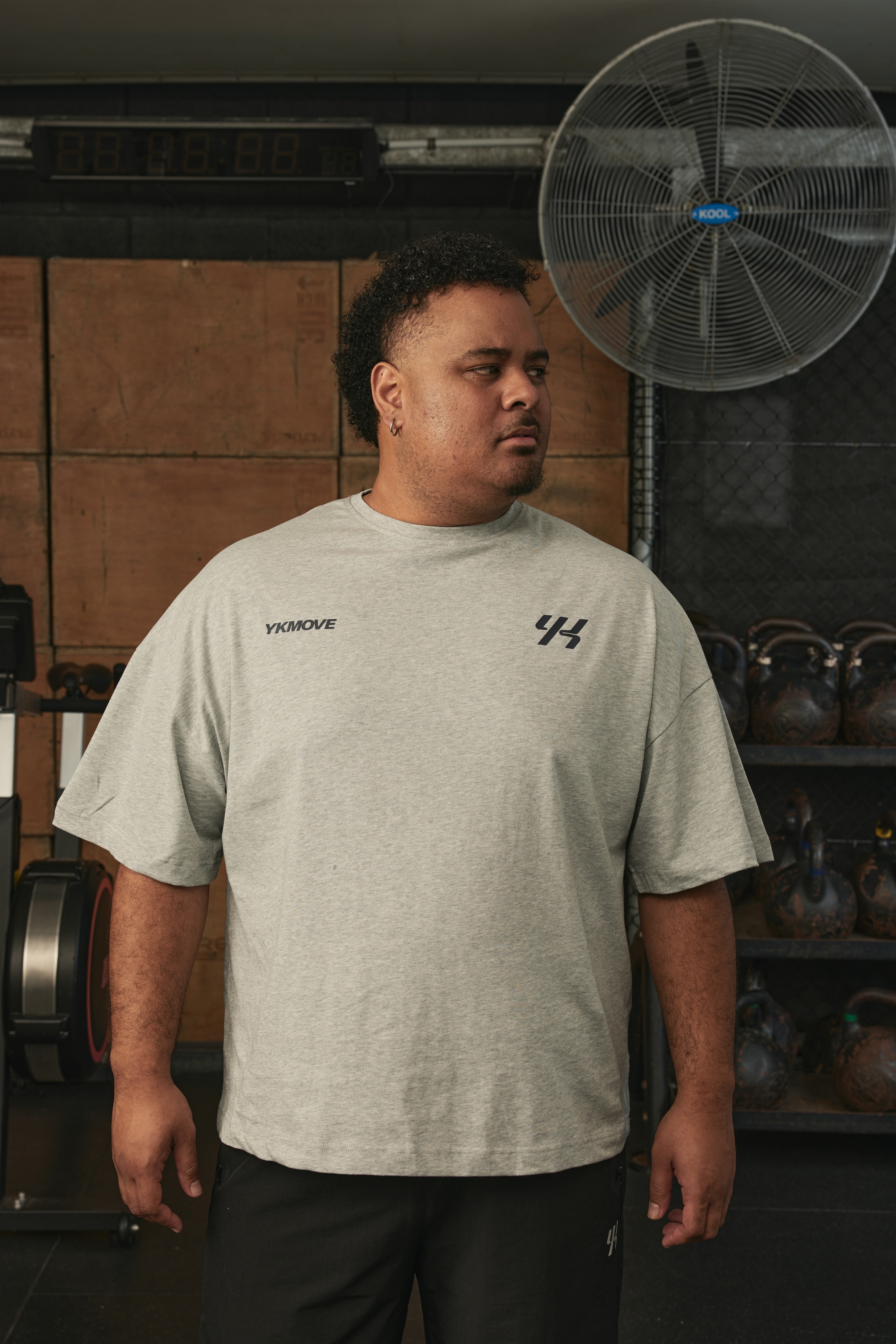 YK Move Stacking Days Tee | Grey