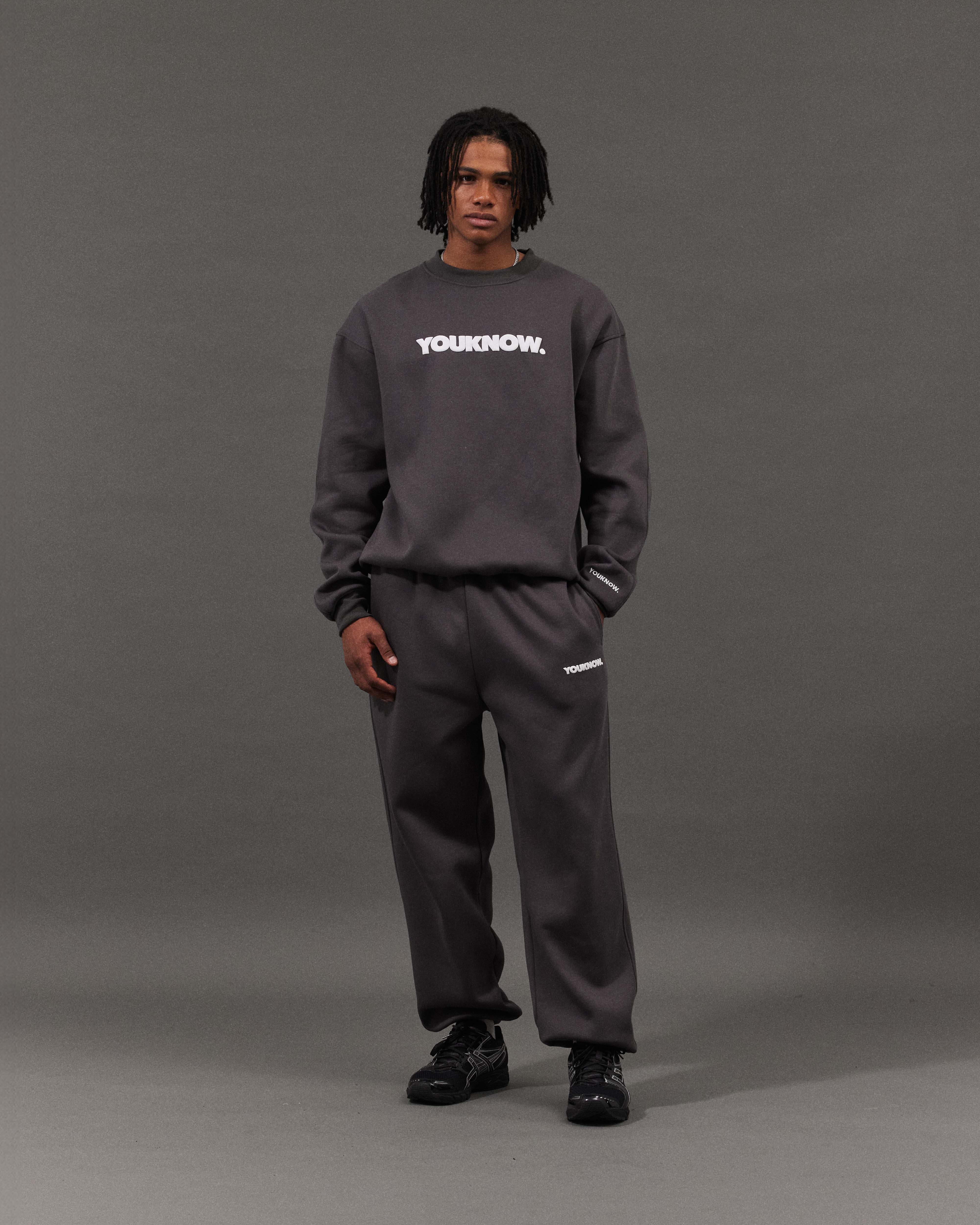 BLOCK CREWNECK | Slate