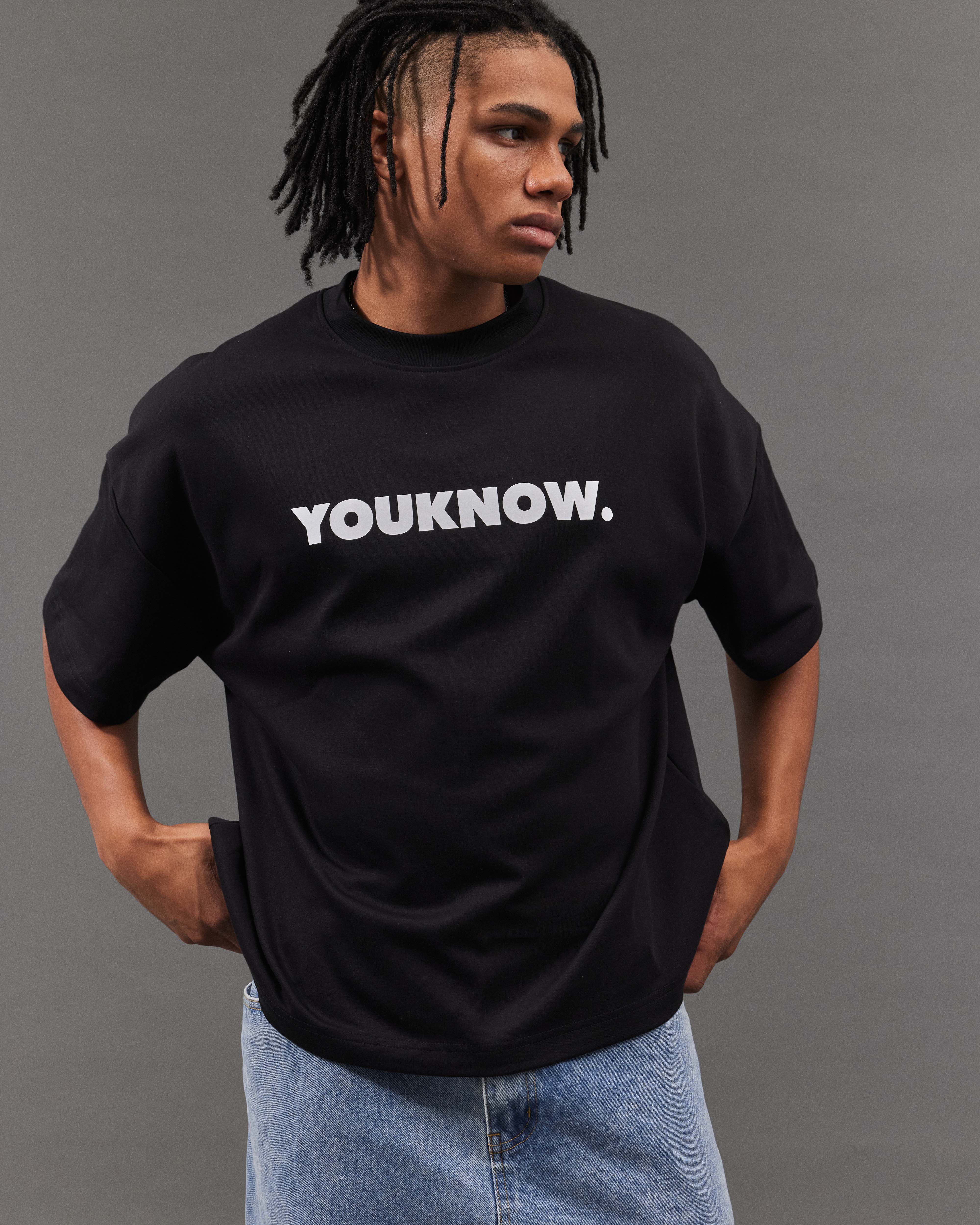 BLOCK TEE | Black