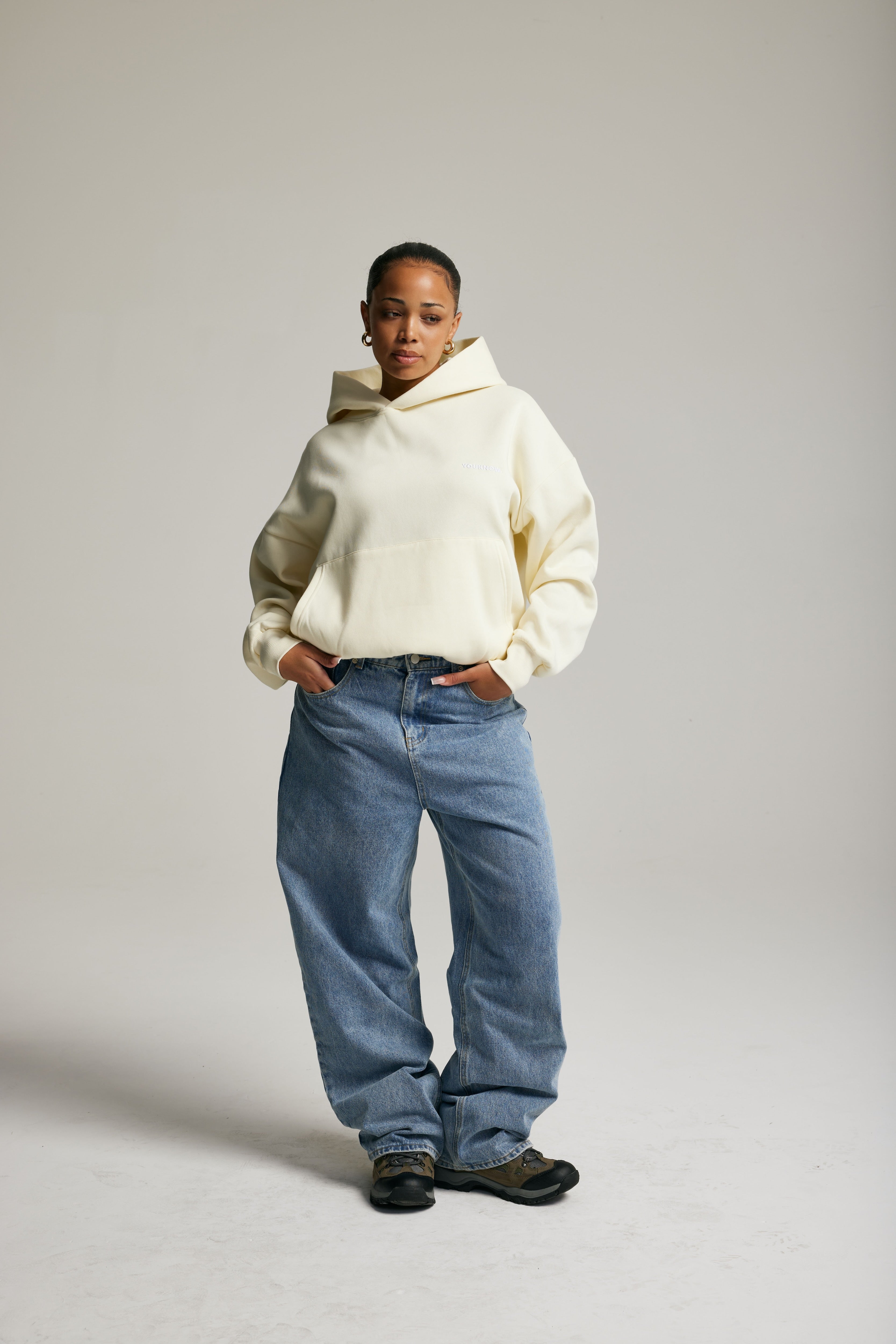 Core Box Hoodie | Vanilla