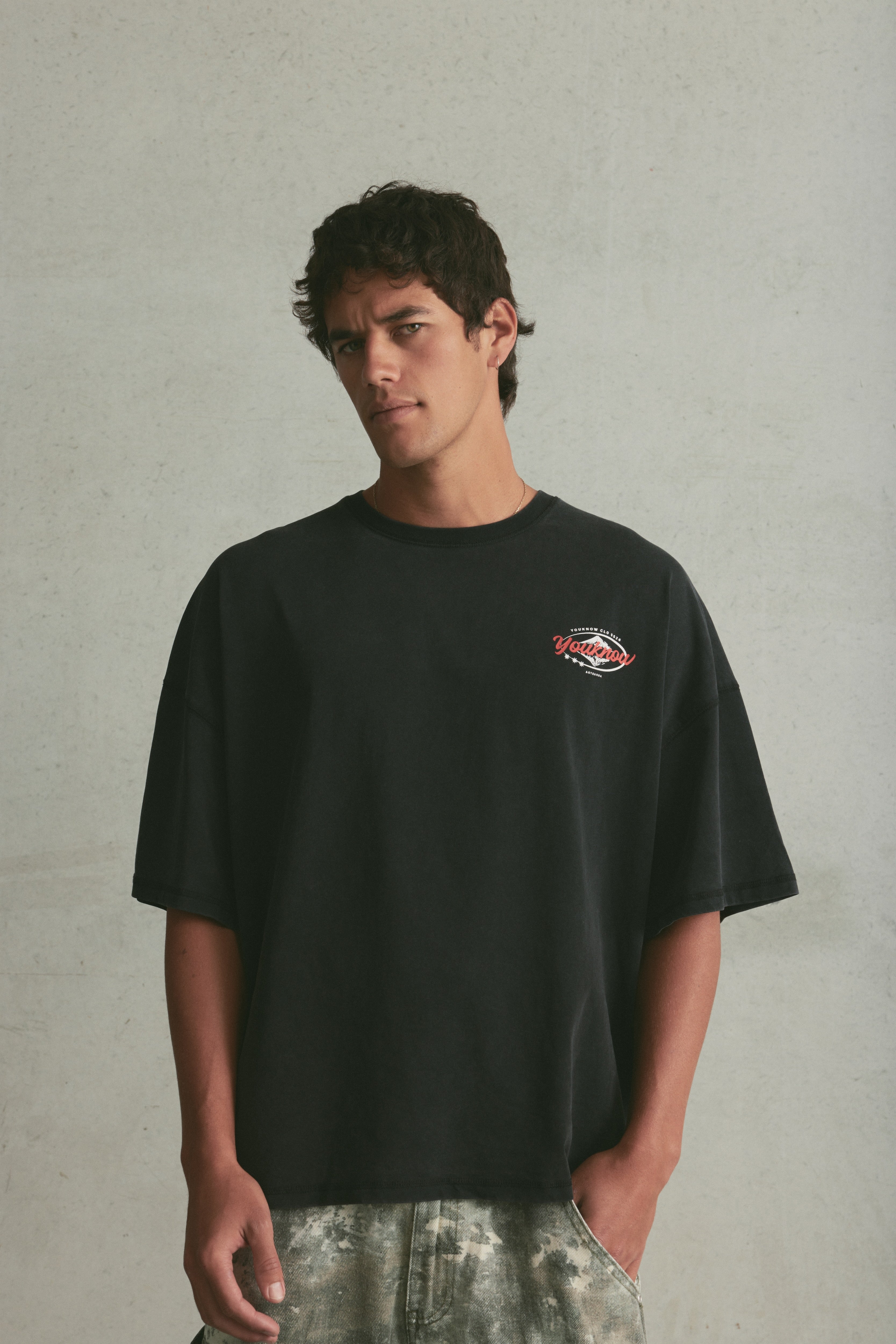 Aotearoa Tee SS | Washed Black