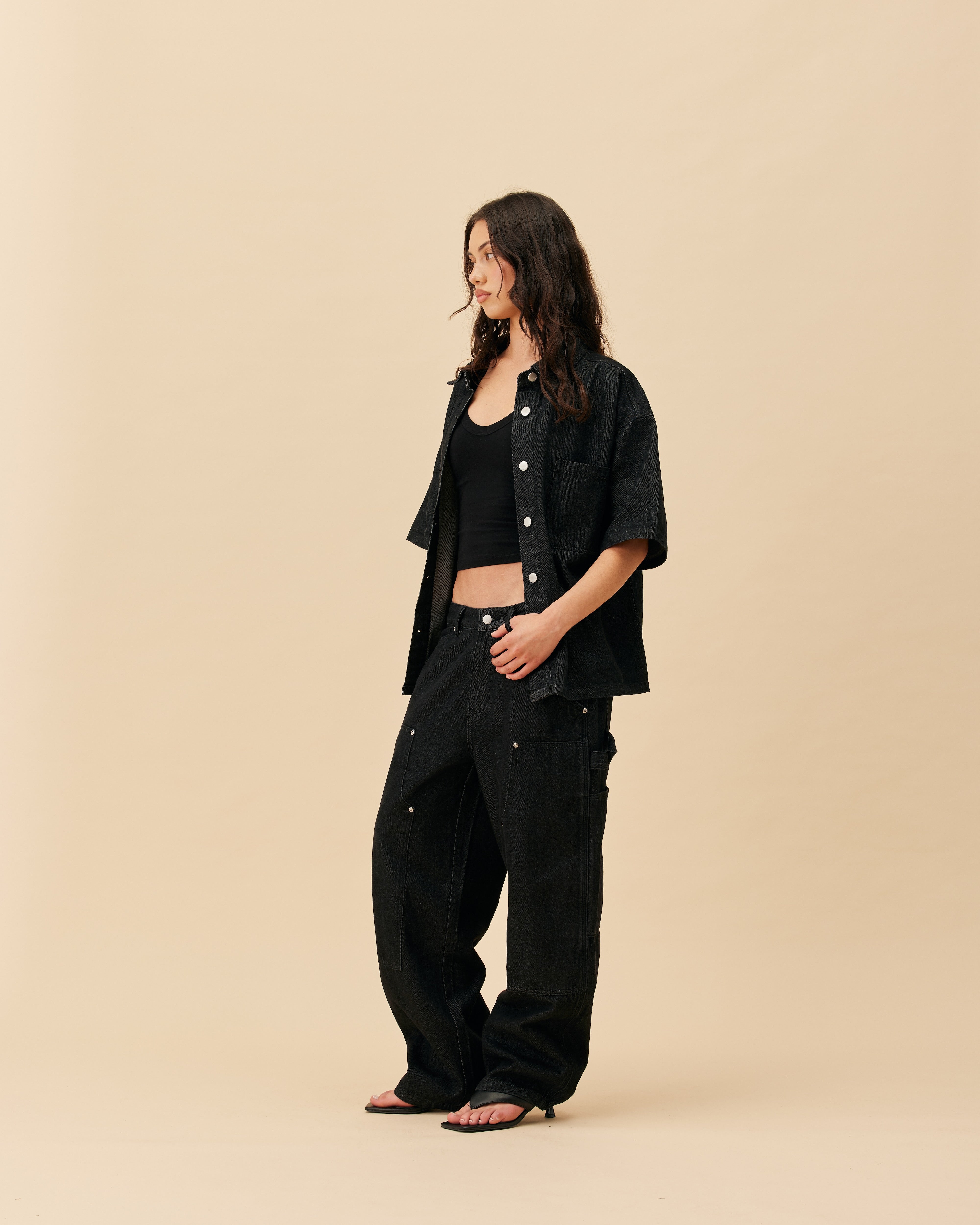 Carpenter Pants | Washed Black