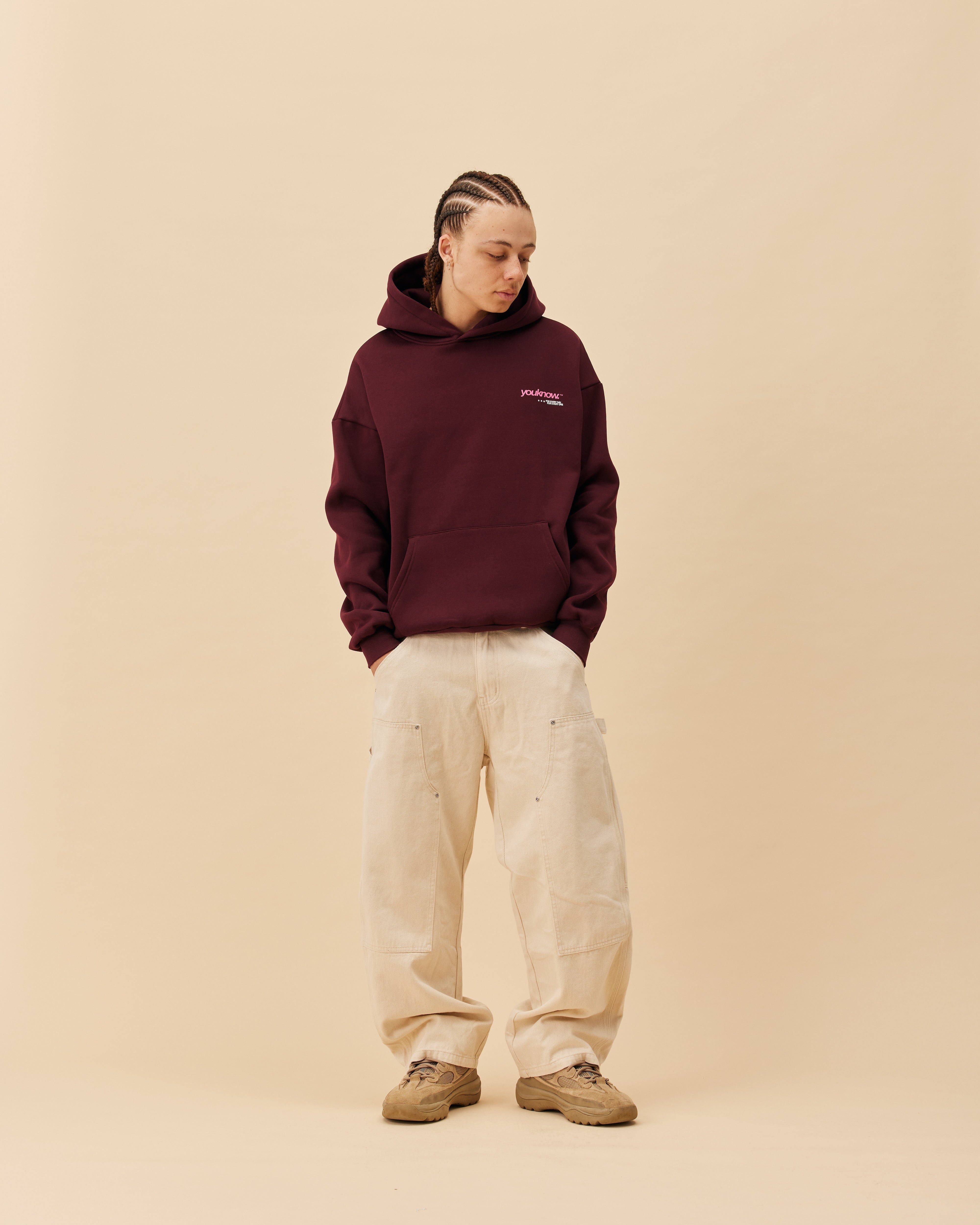 Community Hoodie | Burgundy