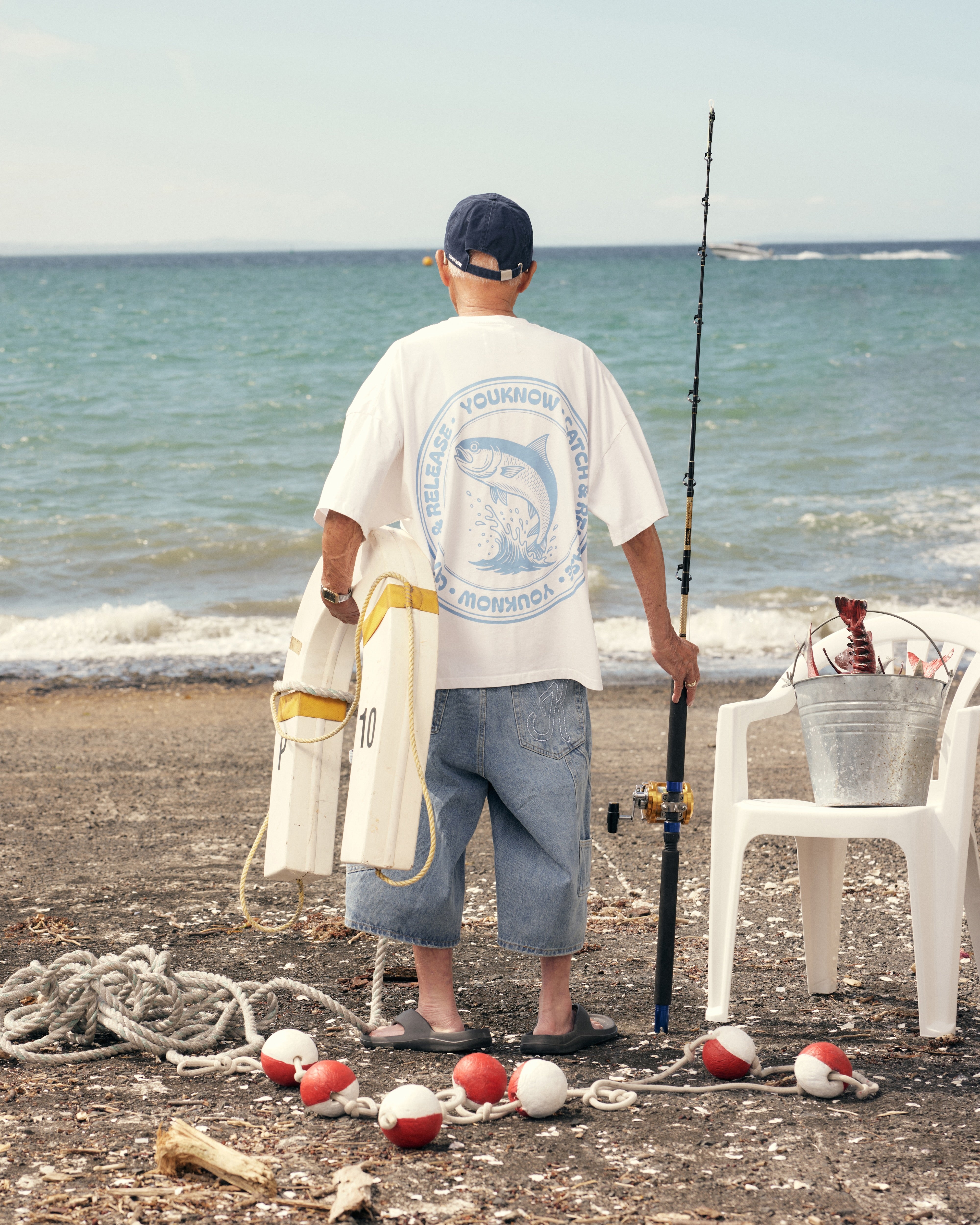 Fish Shop Tee | White